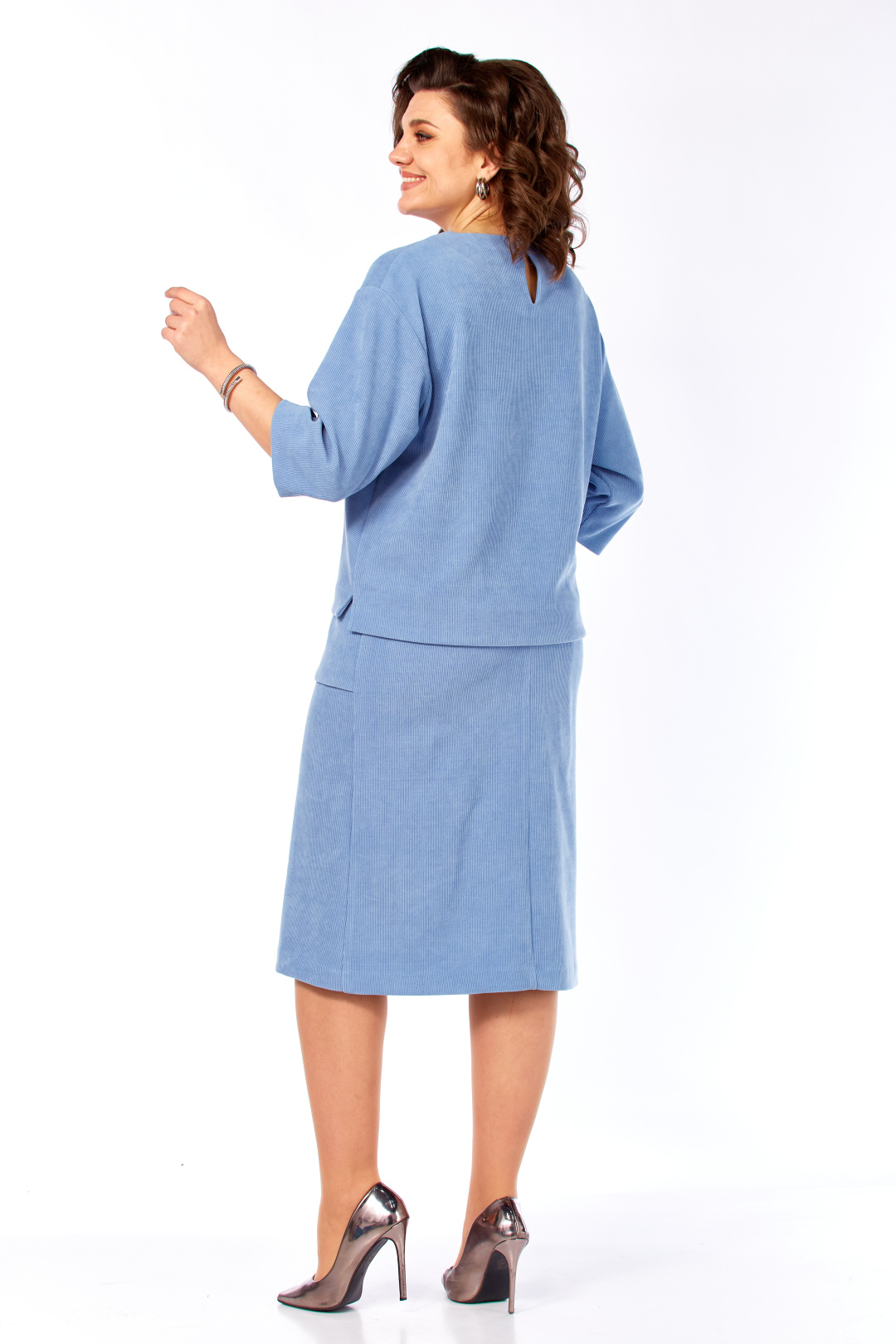 Костюм Элль-стиль 2141-3 голубой