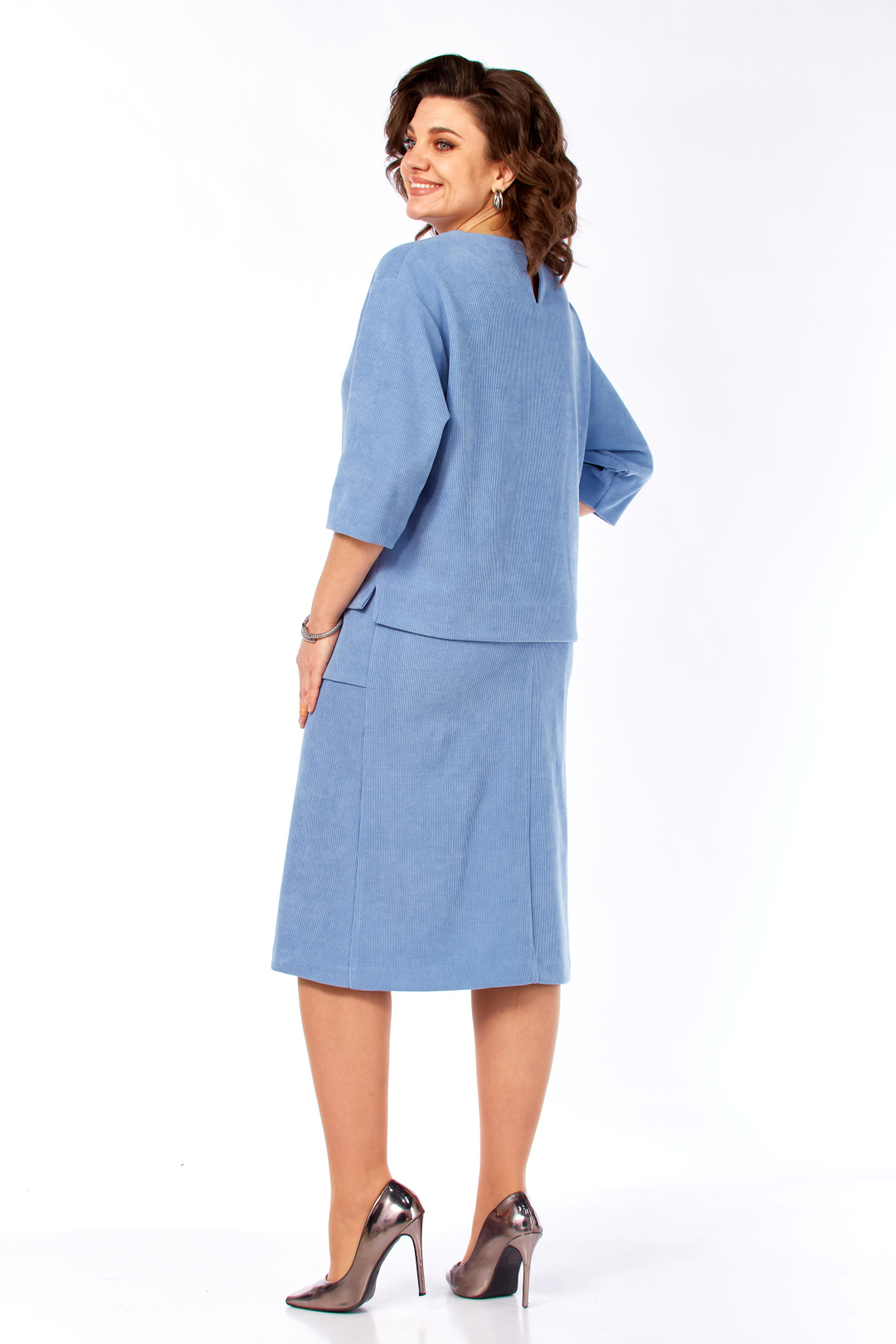 Костюм Элль-стиль 2141-3 голубой
