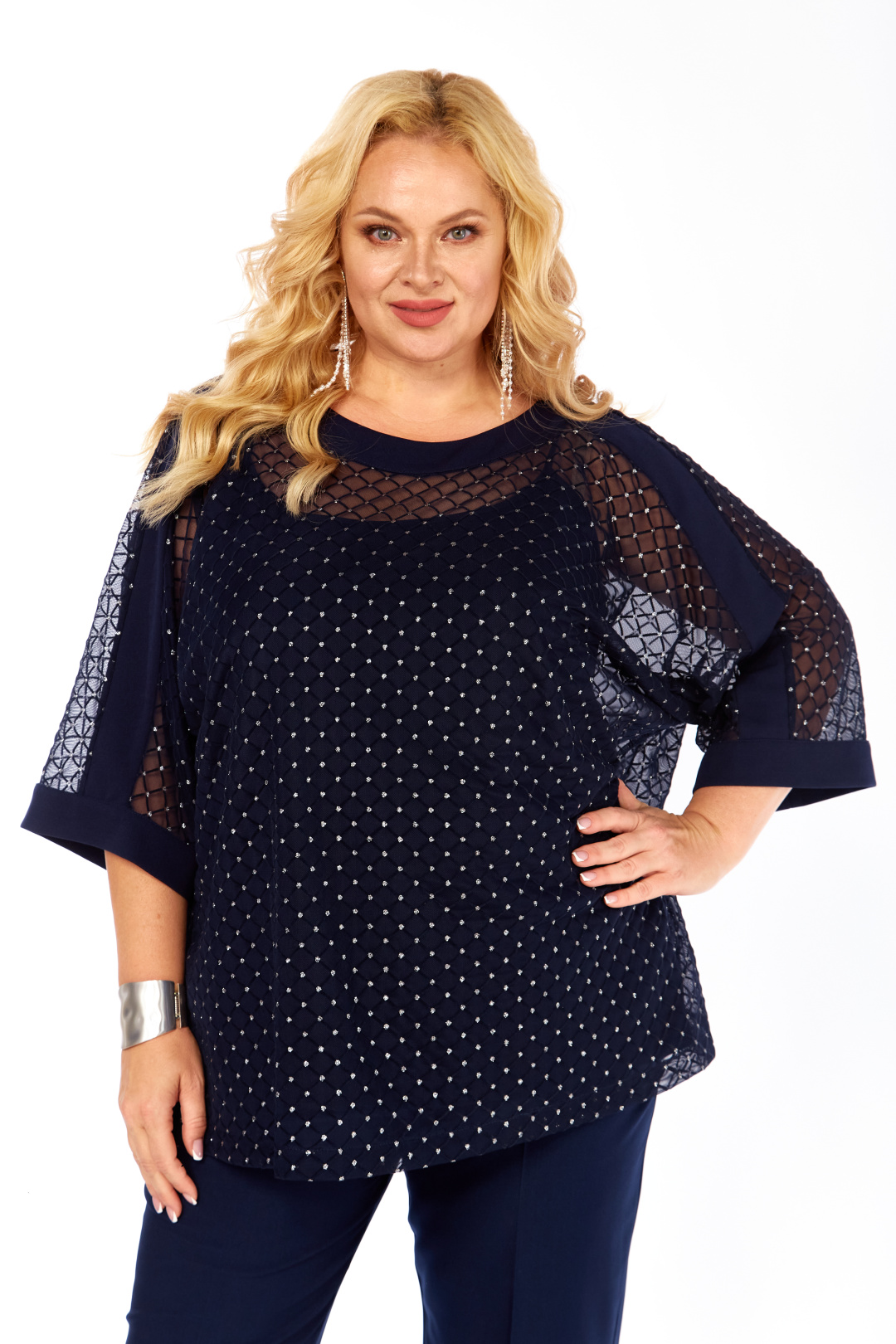 Костюм Элль-стиль 2420 темно-синий