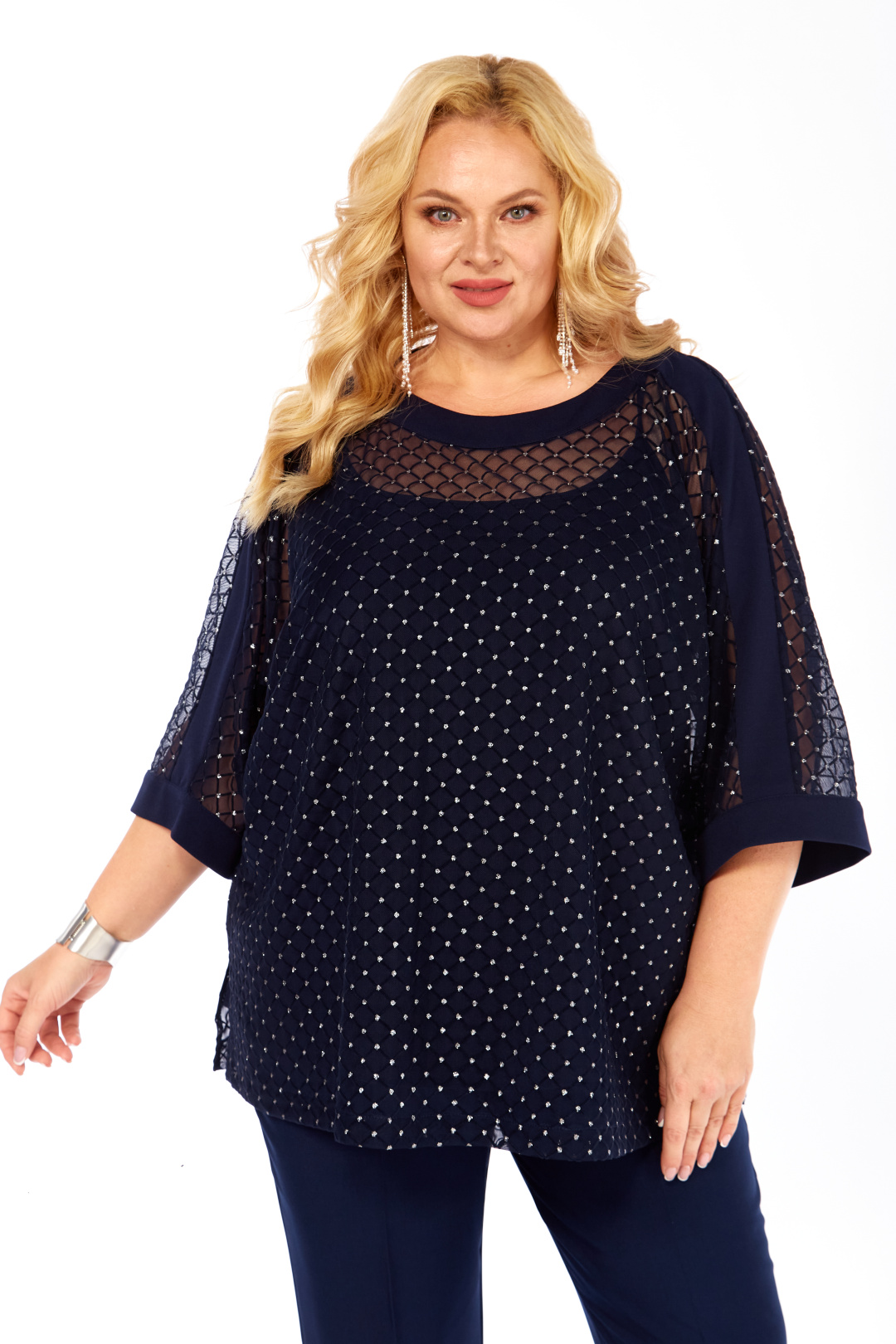 Костюм Элль-стиль 2420 темно-синий