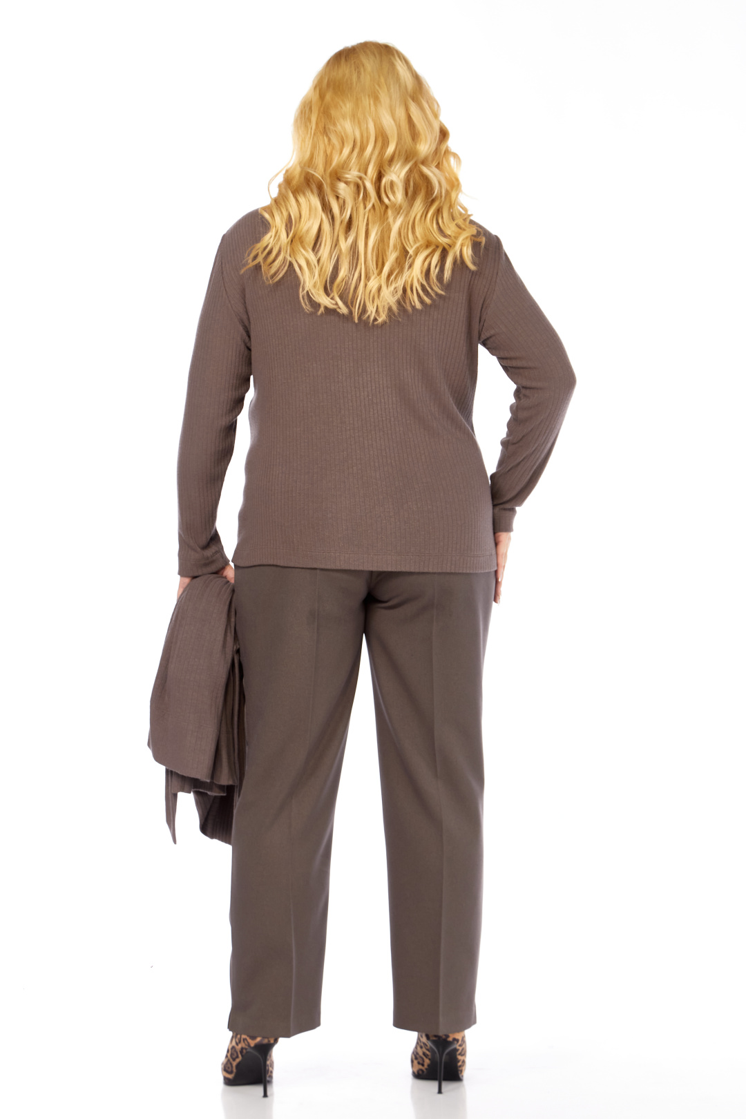 Костюм Элль-стиль 2438 кофе - фото 6