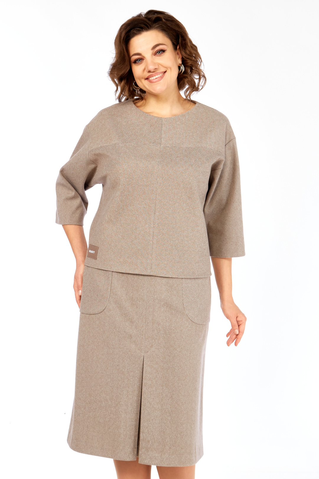 Костюм Элль-стиль 2441-2 кофе