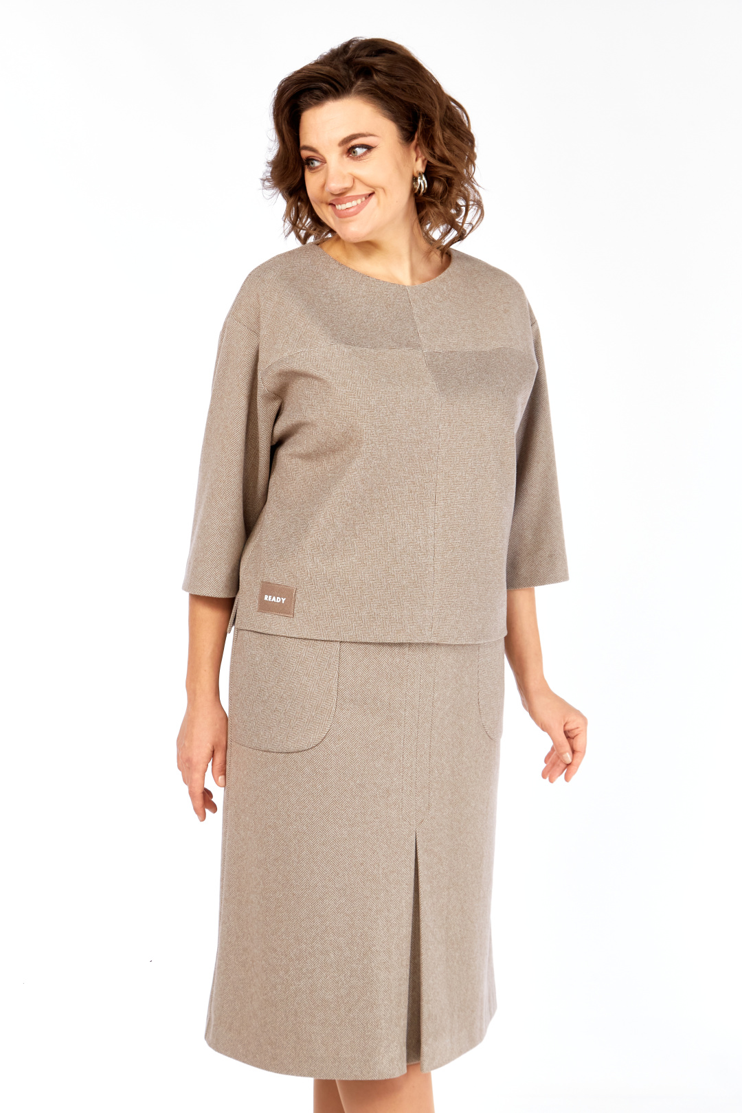 Костюм Элль-стиль 2441-2 кофе