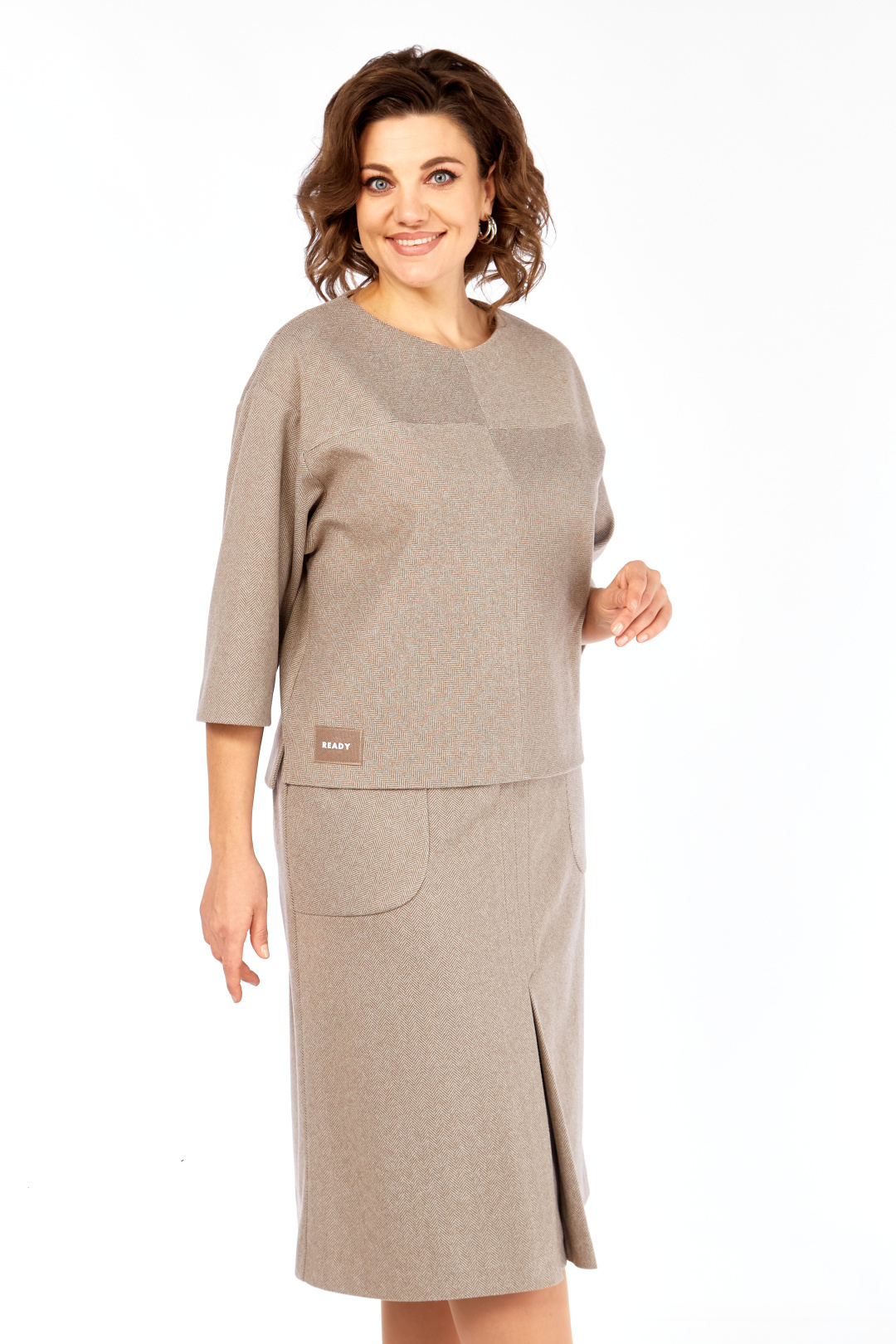 Костюм Элль-стиль 2441-2 кофе