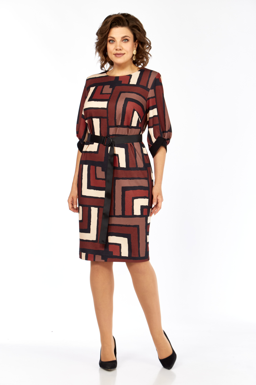 Платье Элль-стиль 526 мультиколор