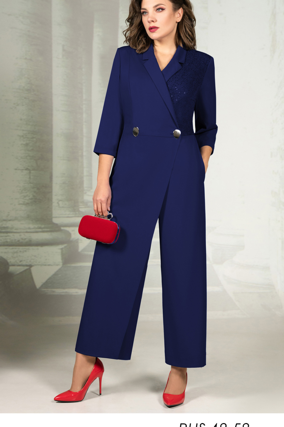 Комбинезон Erika 1069-4 синий - фото 1
