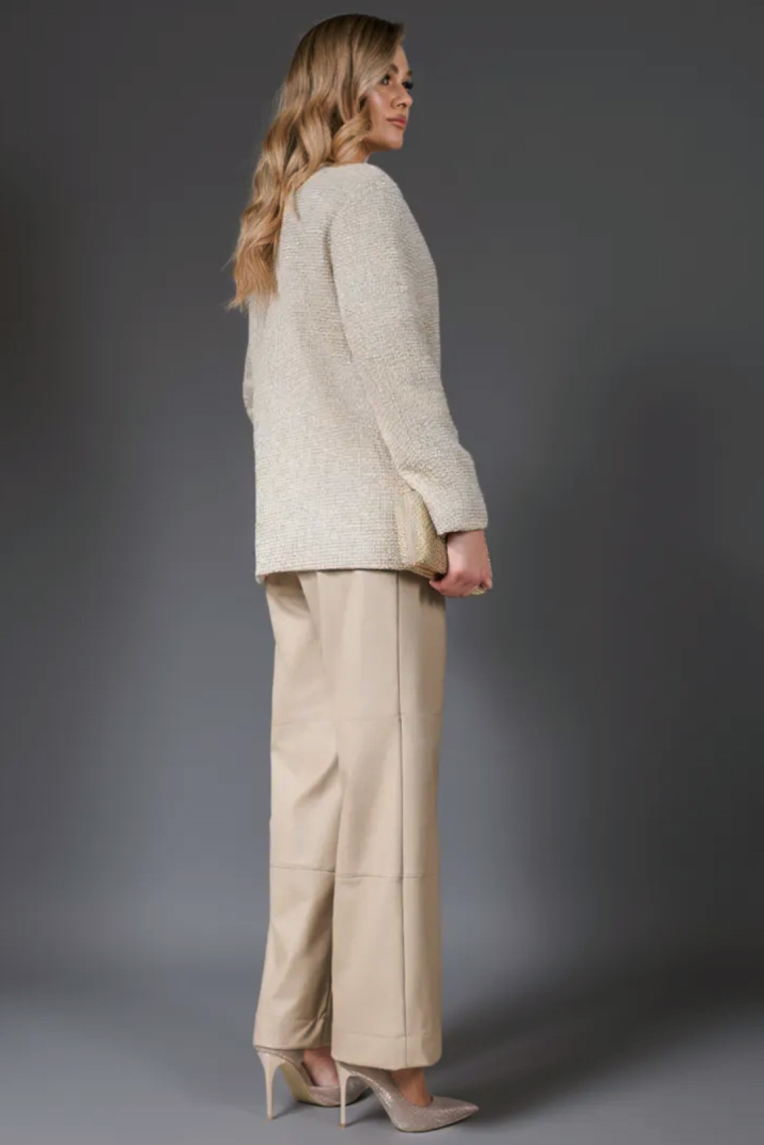 Брюки Erika 1548 бежевые - фото 2