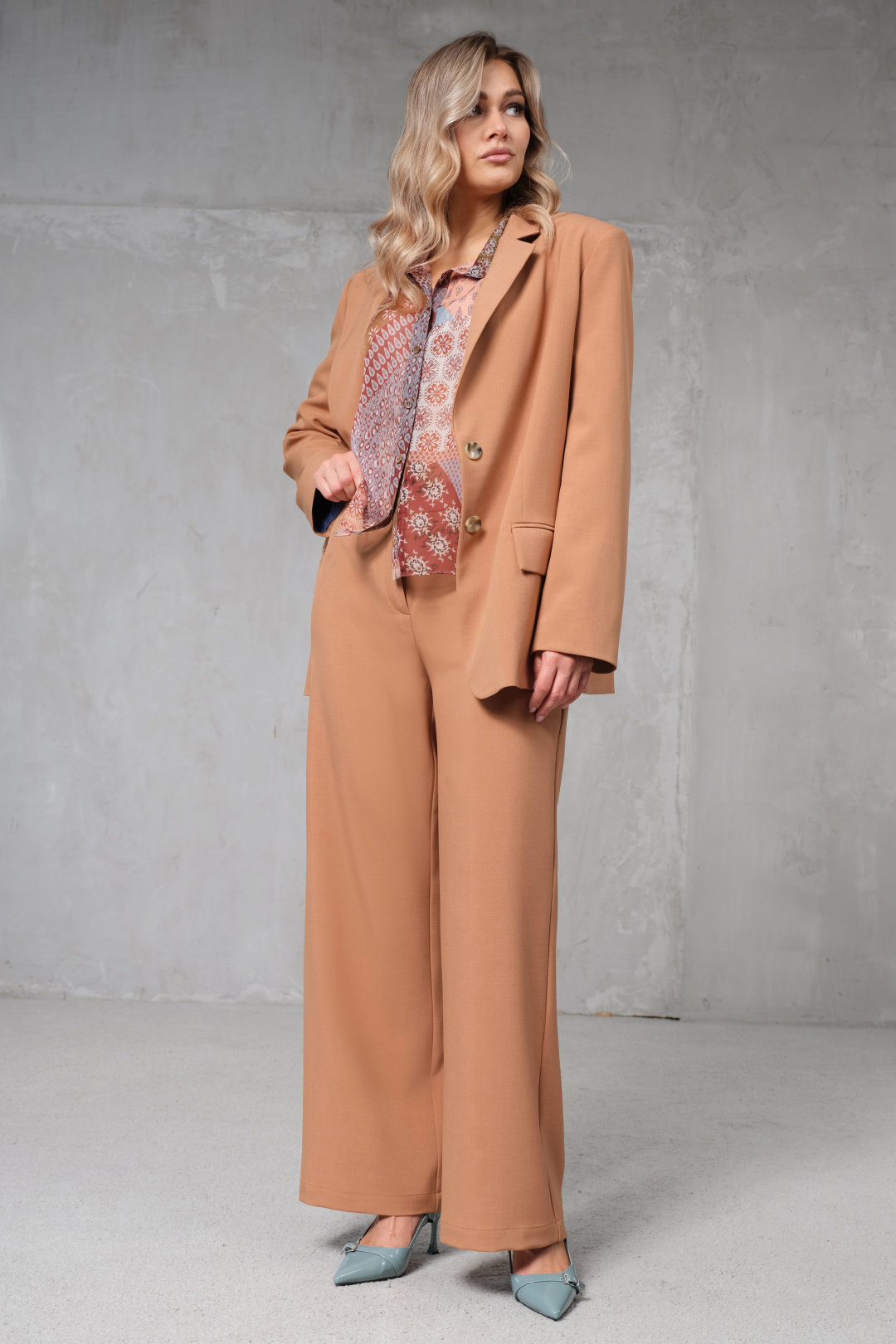 Жакет Erika 1652-4 коричневый - фото 4