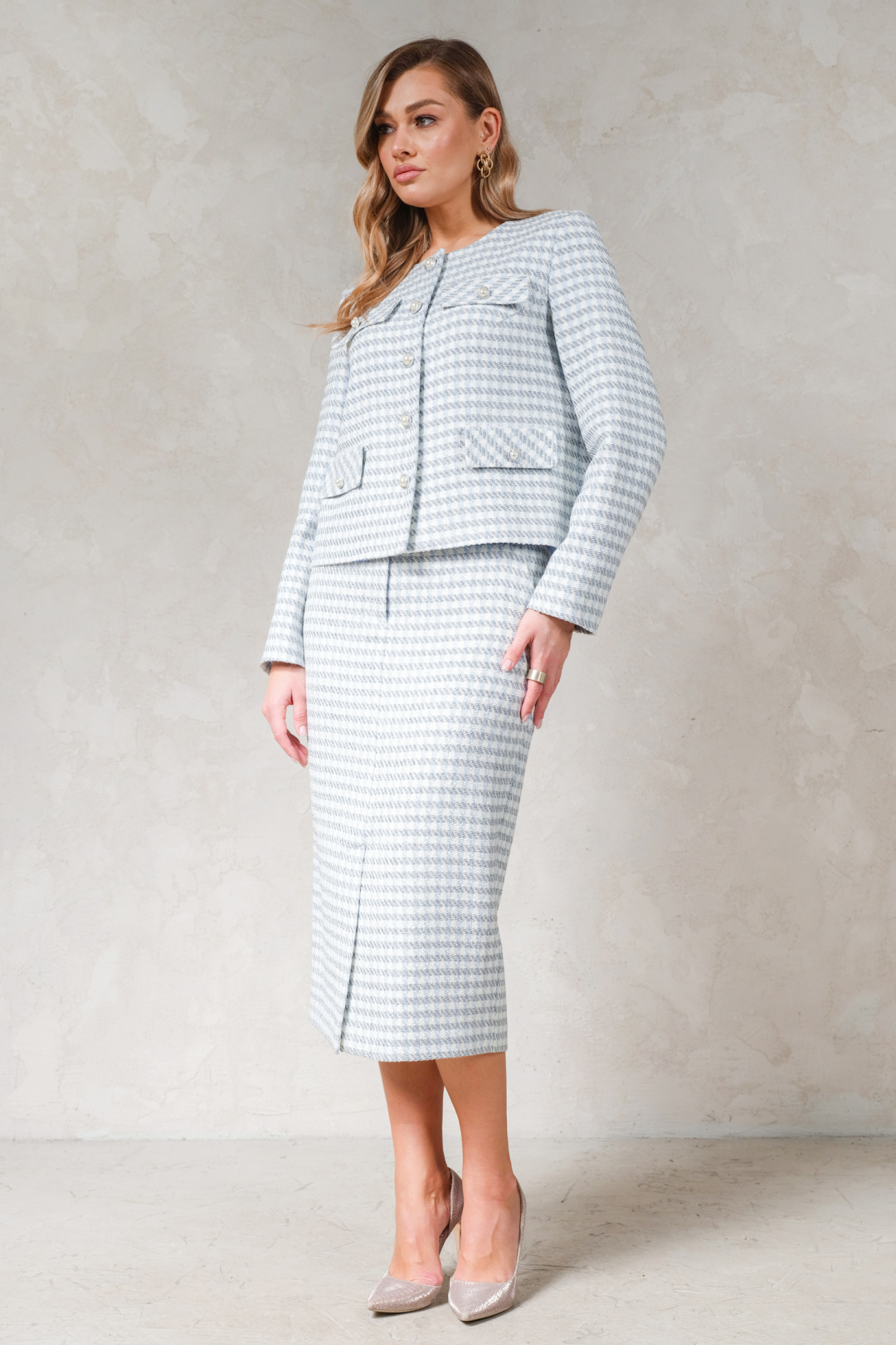 Костюм Erika 1751 голубой - фото 1