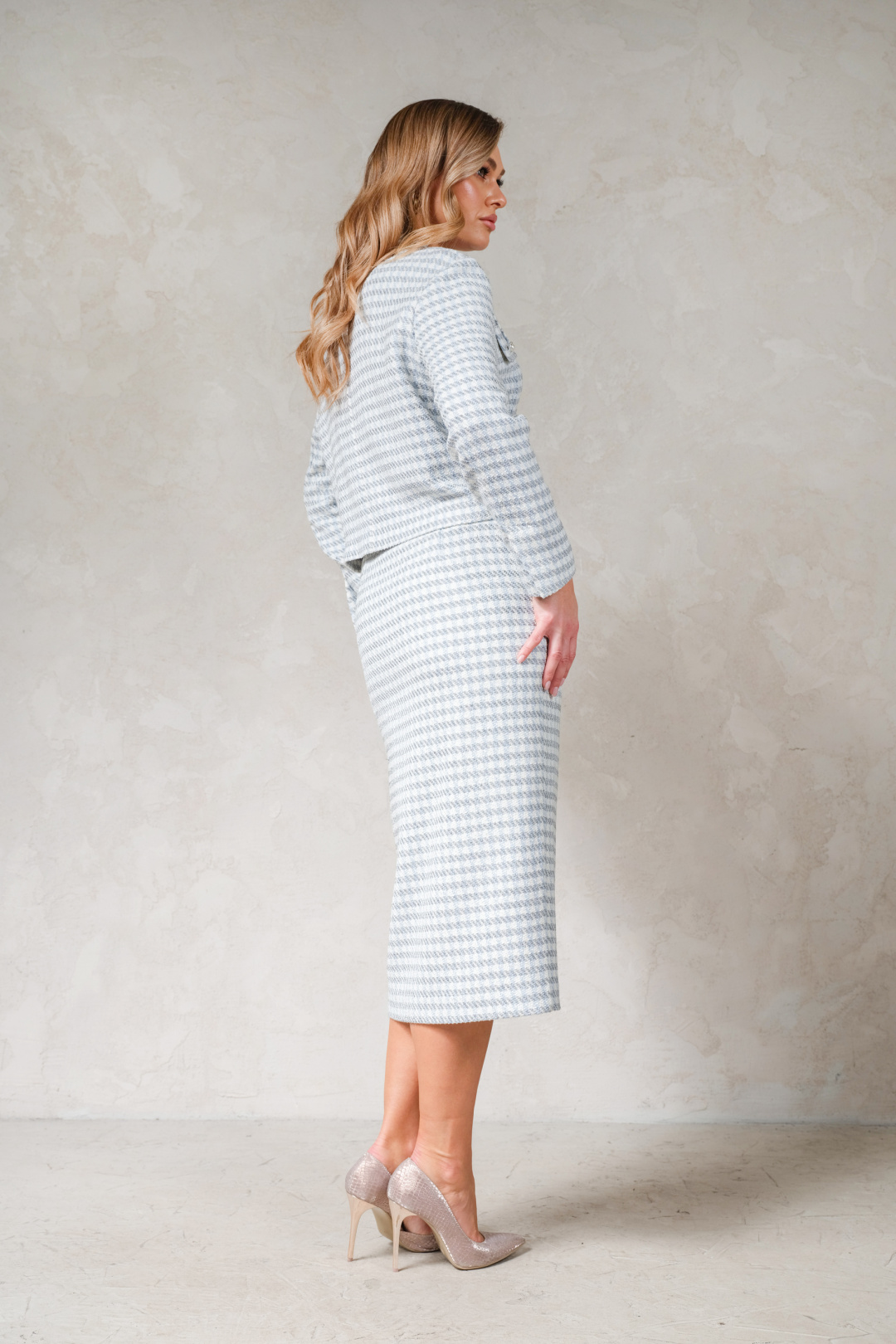 Костюм Erika 1753 голубой - фото 2