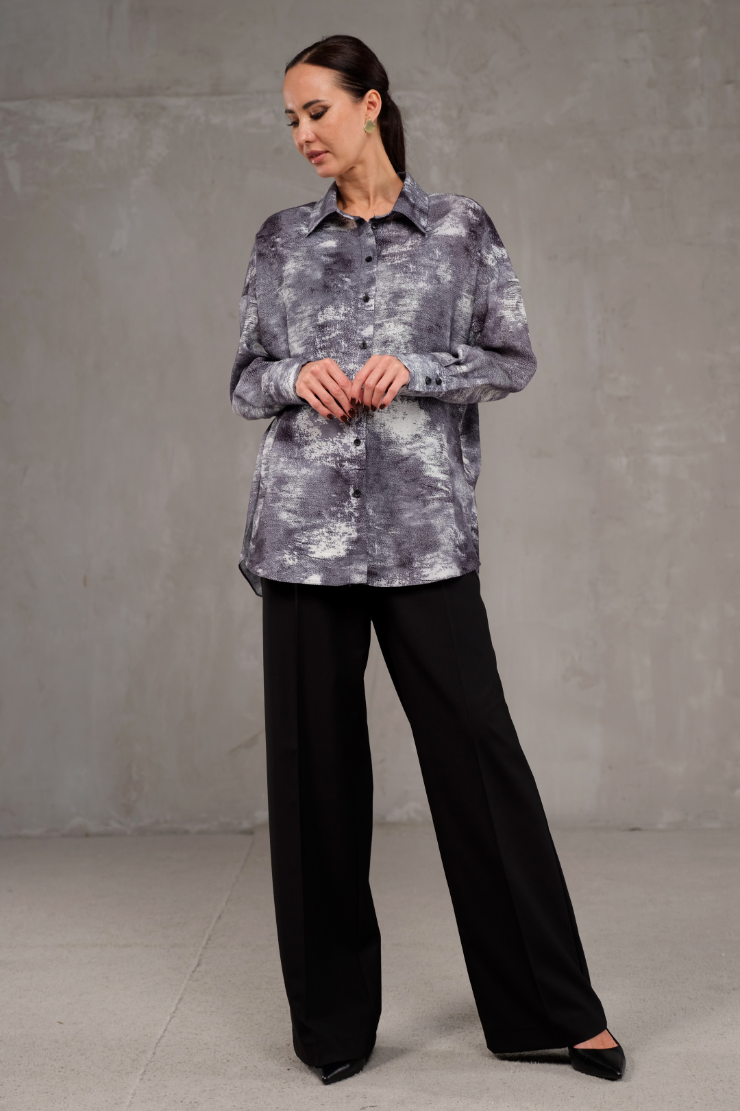 Блузка Erika 7076 серый