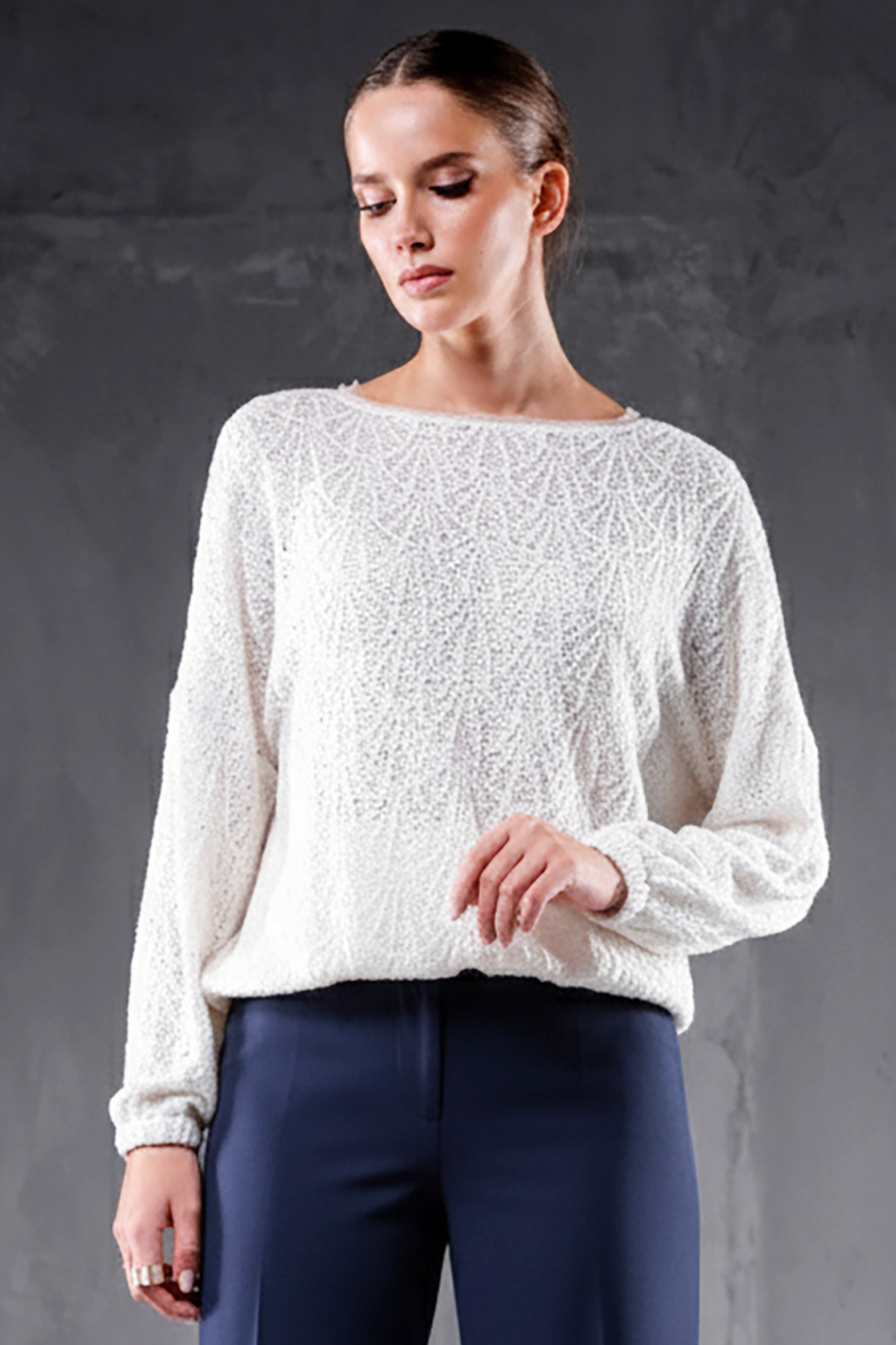 Джемпер Erika 7201-1 молочный - фото 1