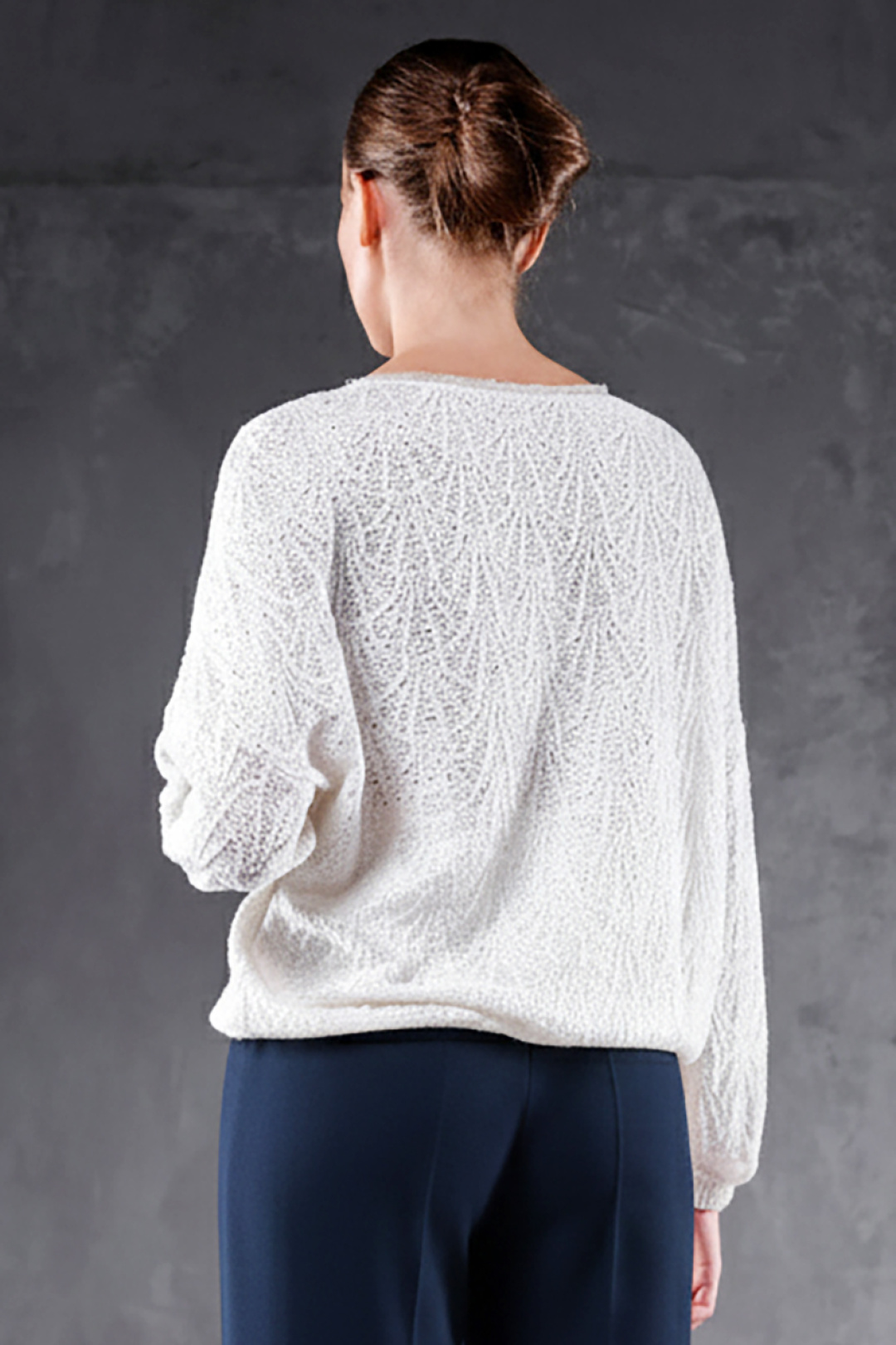 Джемпер Erika 7201-1 молочный - фото 4