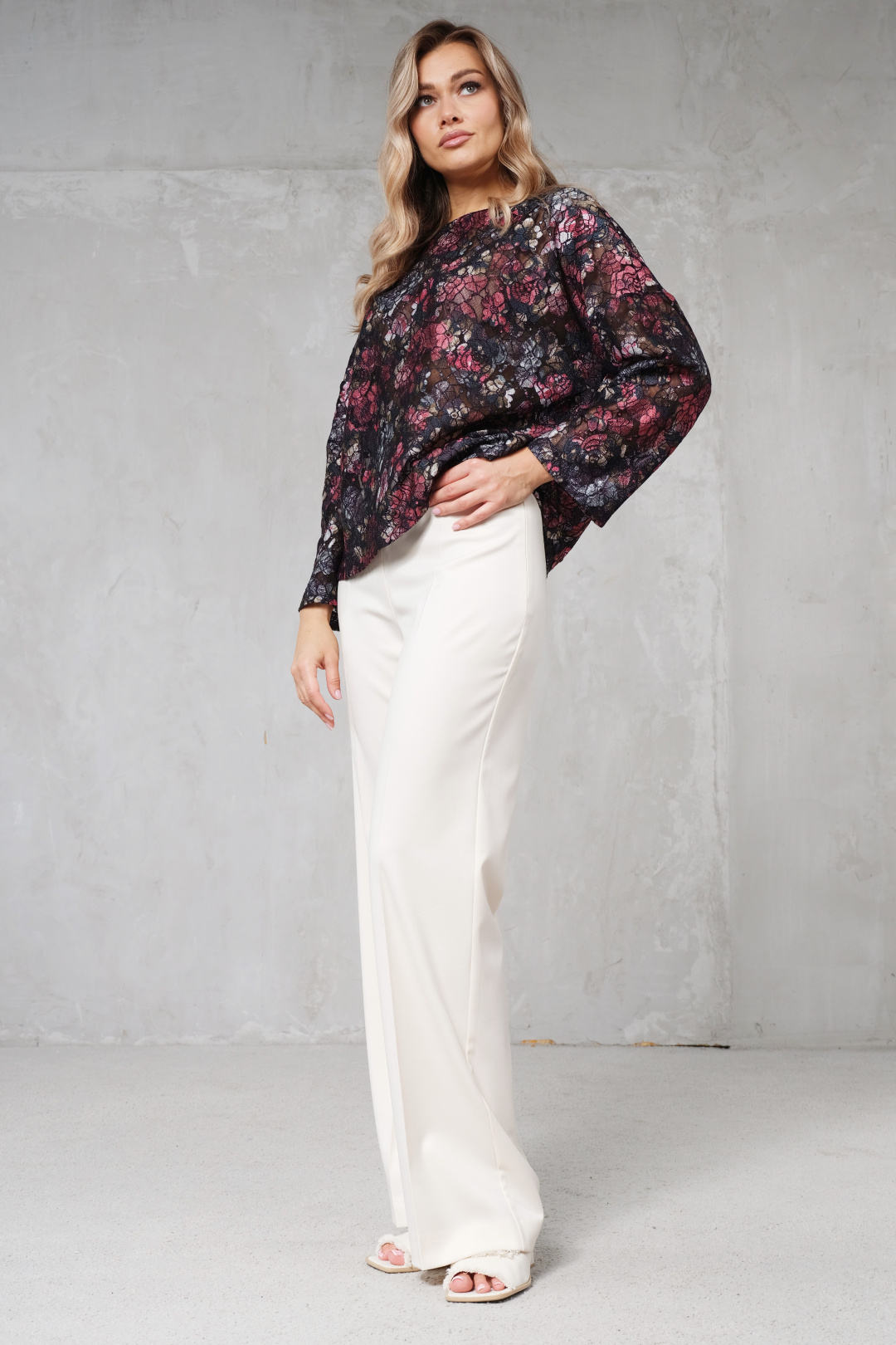 Джемпер Erika 7201-5 красно-черный - фото 1