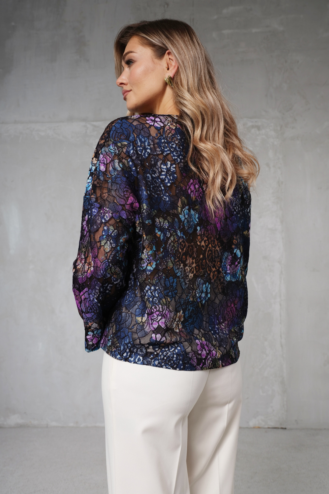 Джемпер Erika 7201-6 сине-фиолетовый - фото 2