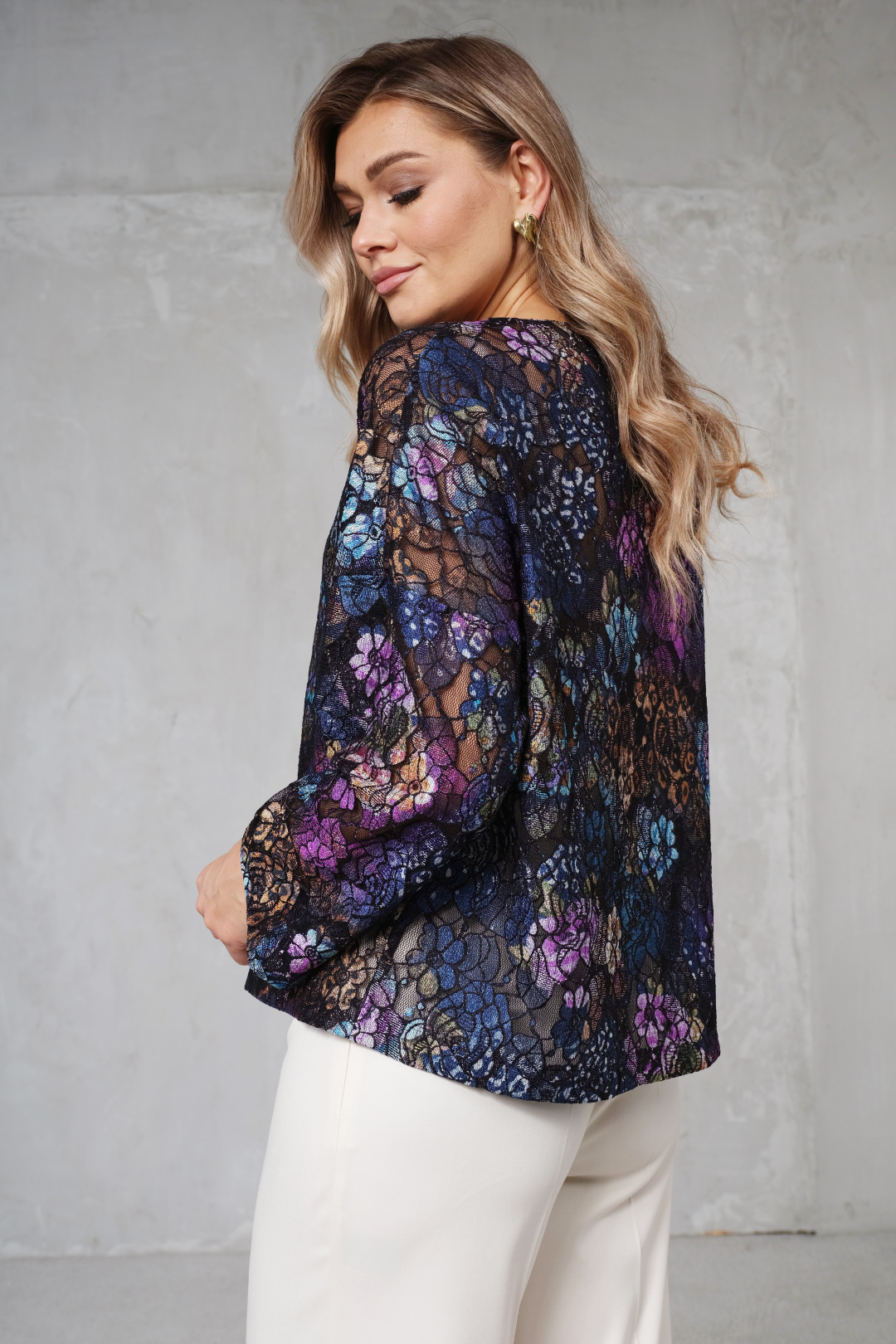 Джемпер Erika 7201-6 сине-фиолетовый - фото 3