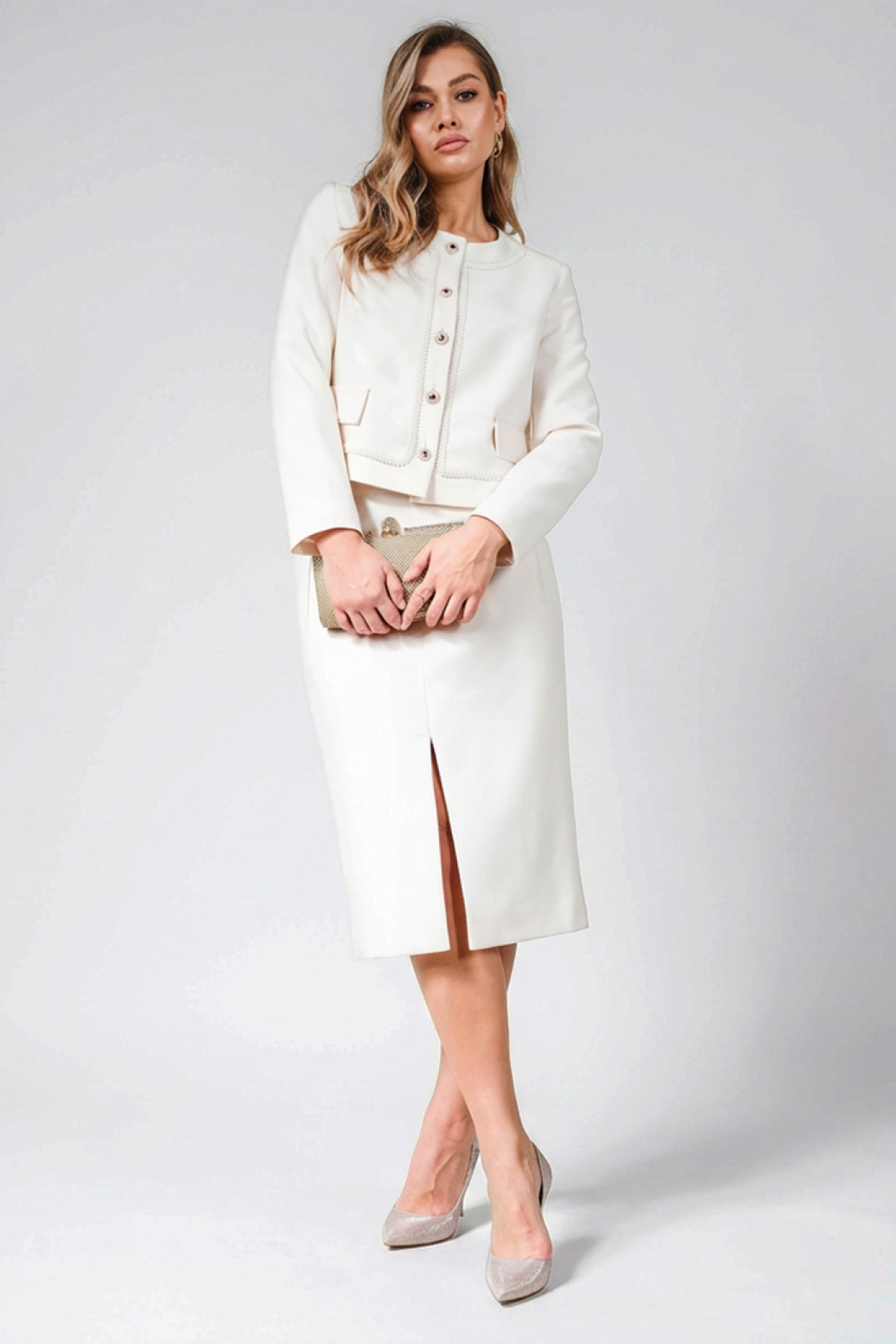 Юбка Erika 7212 белый - фото 1