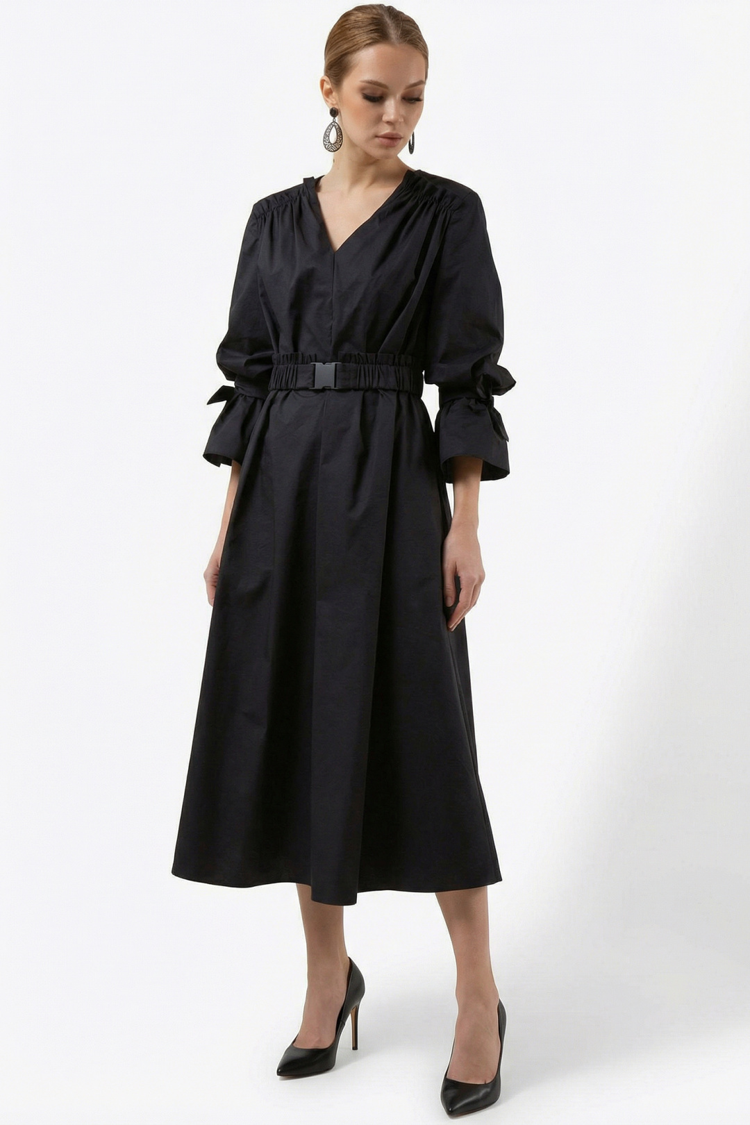 Платье Erika 7218 черный - фото 1