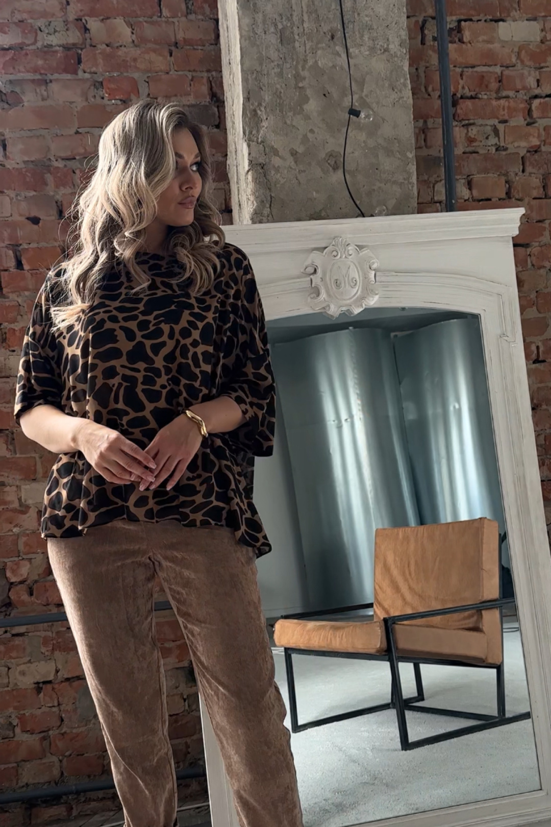 Брюки Erika 7248 коричневый - фото 1