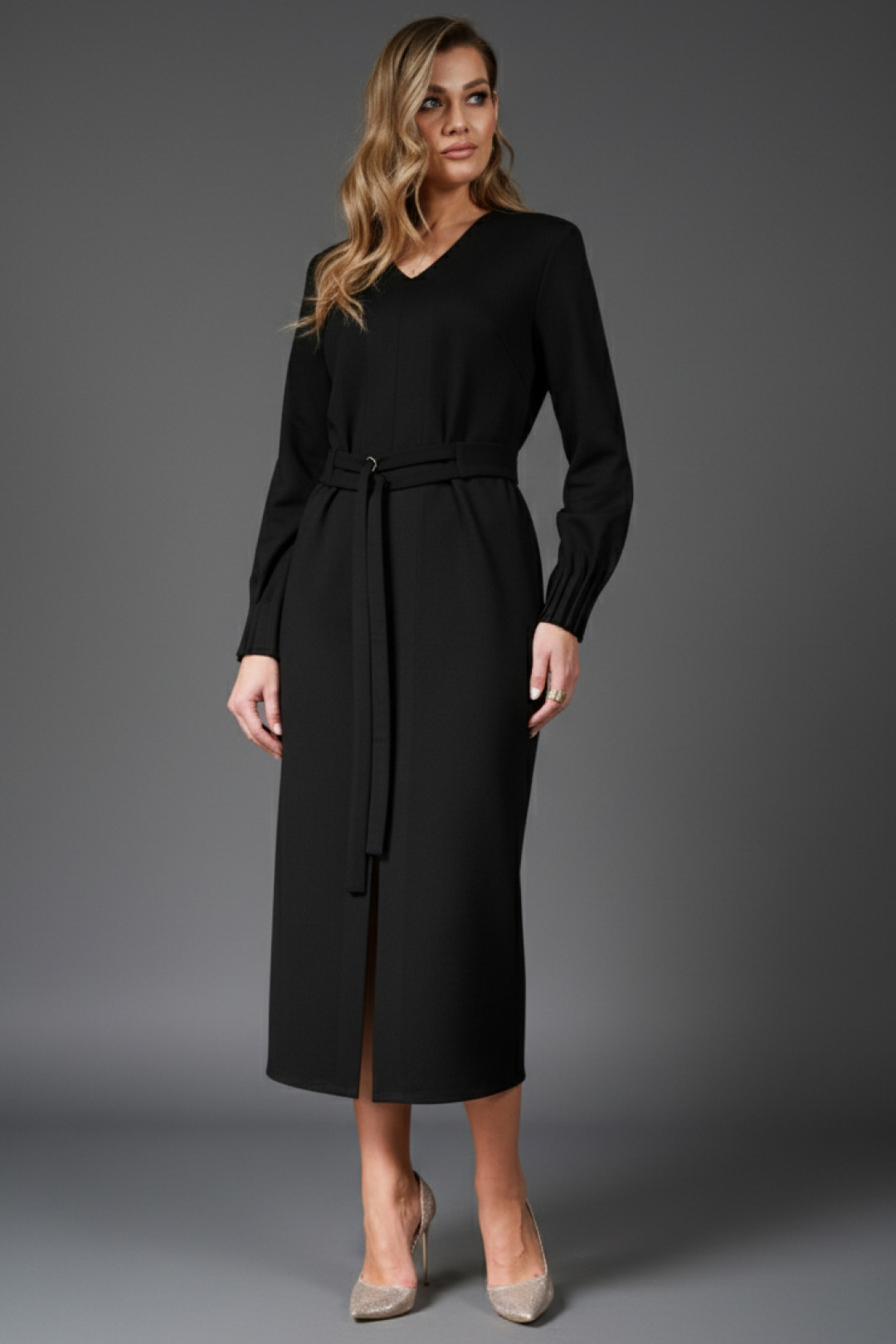 Платье Erika 7250-1 черный - фото 1