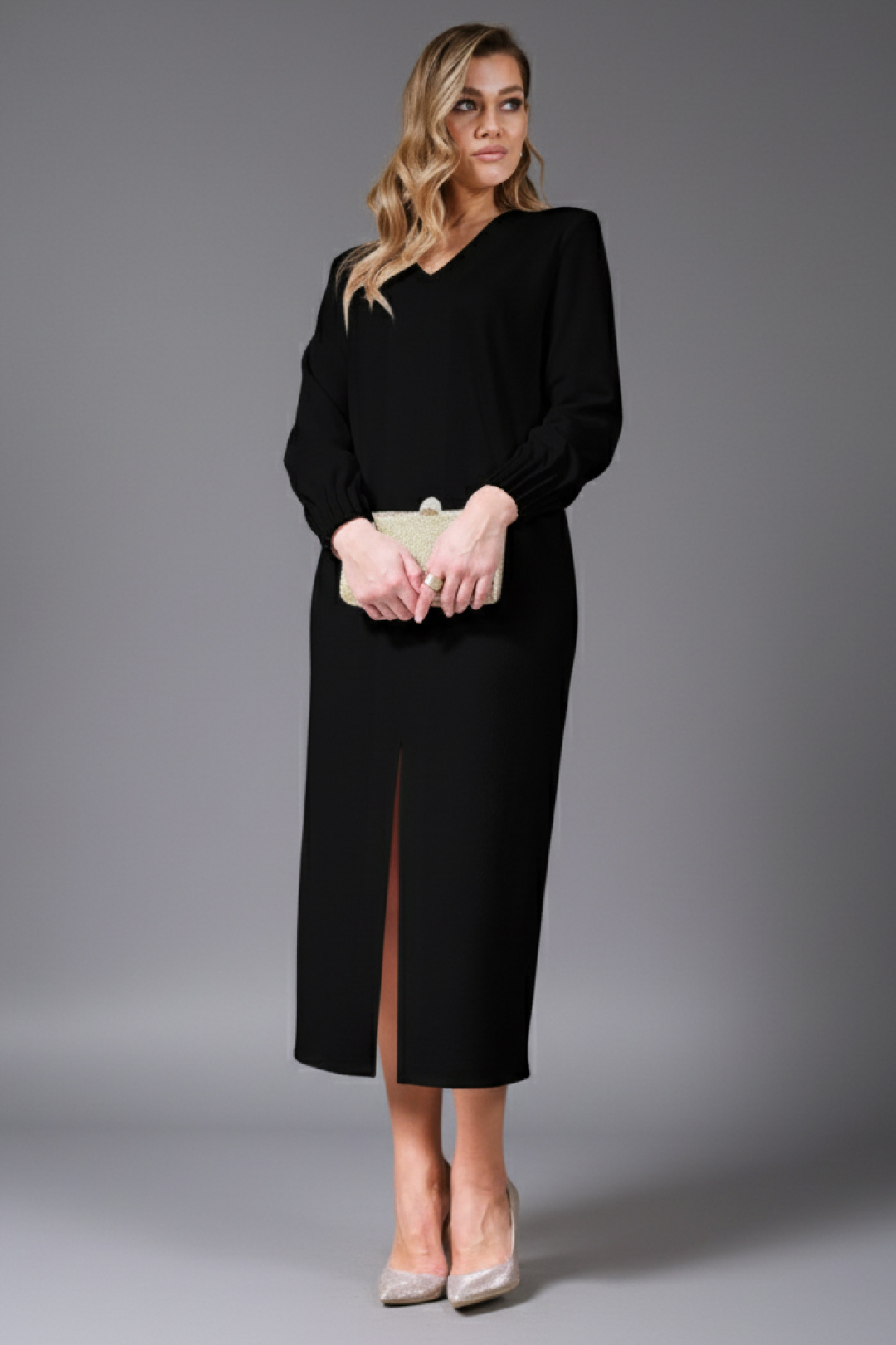 Платье Erika 7250-1 черный - фото 2