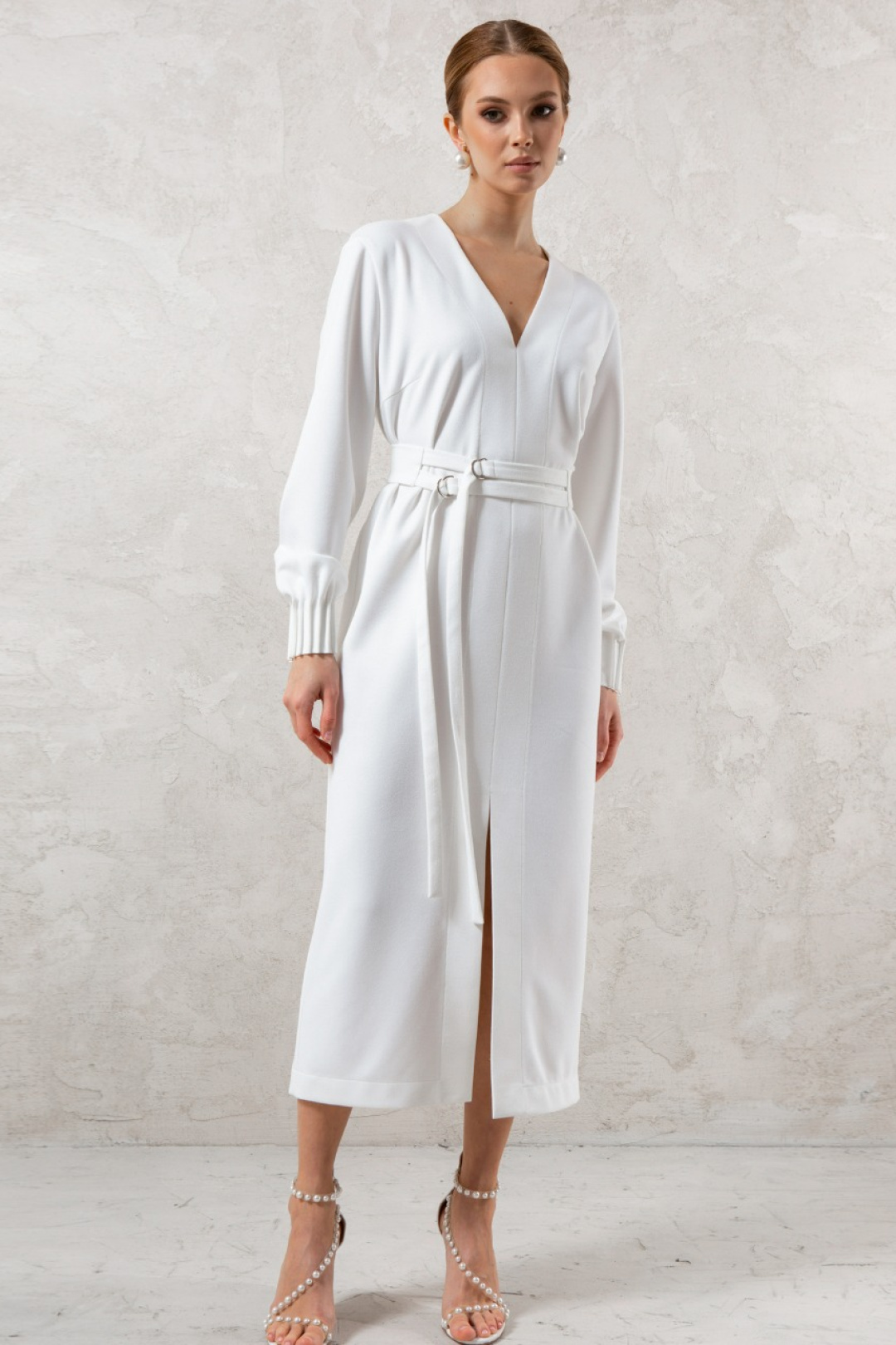 Платье Erika 7250 белый - фото 1