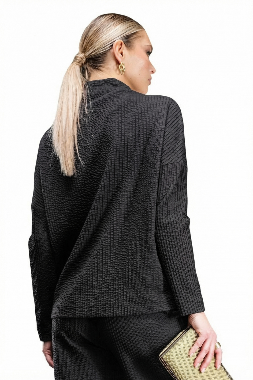 Джемпер Erika 7260 черный - фото 3