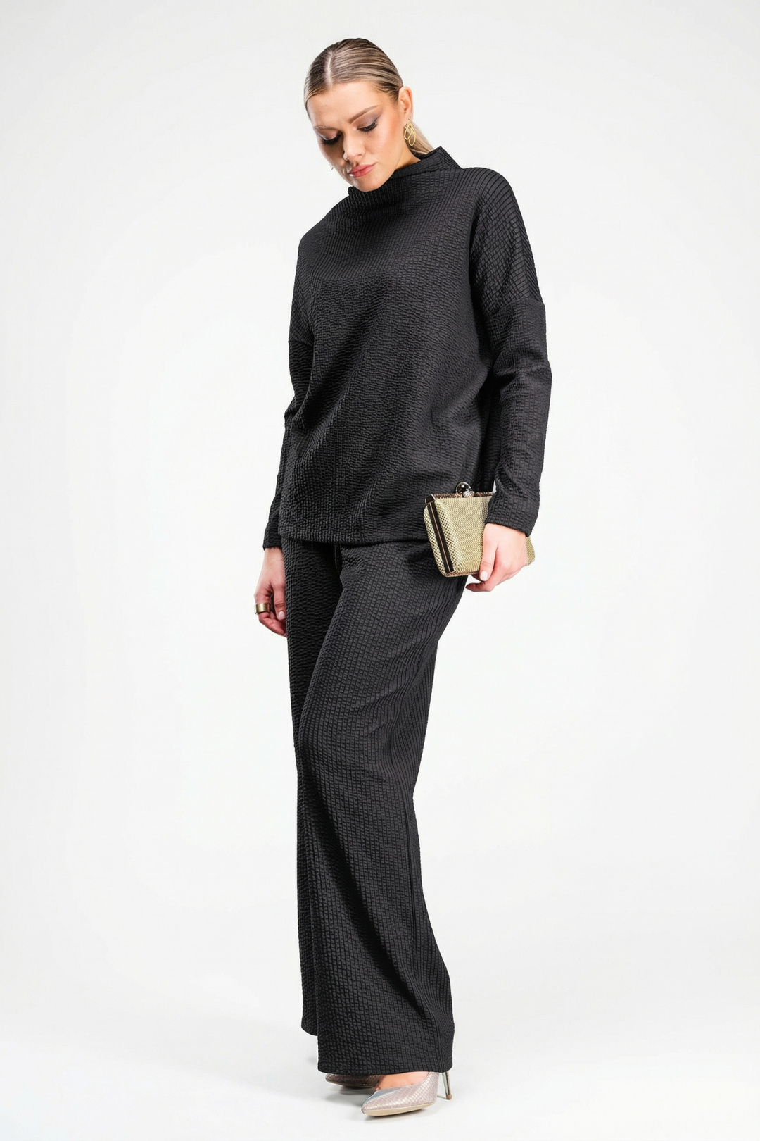 Джемпер Erika 7260 черный - фото 5