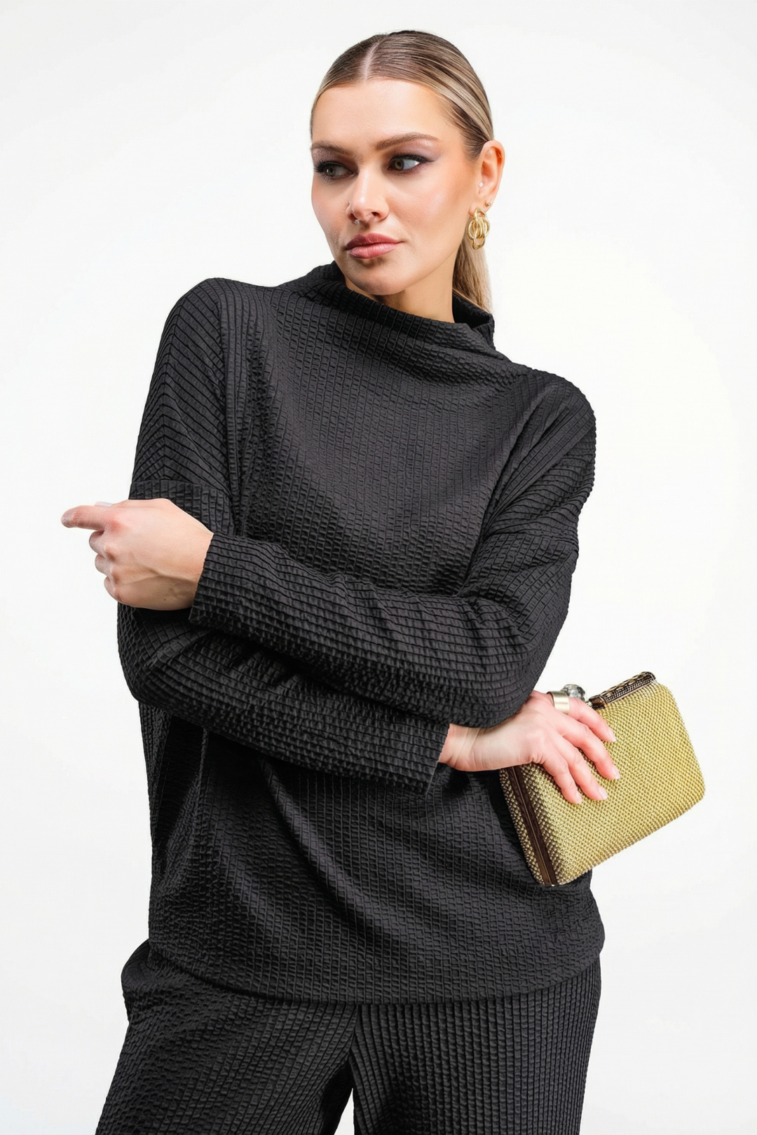 Брюки Erika 7307-2 черный - фото 4