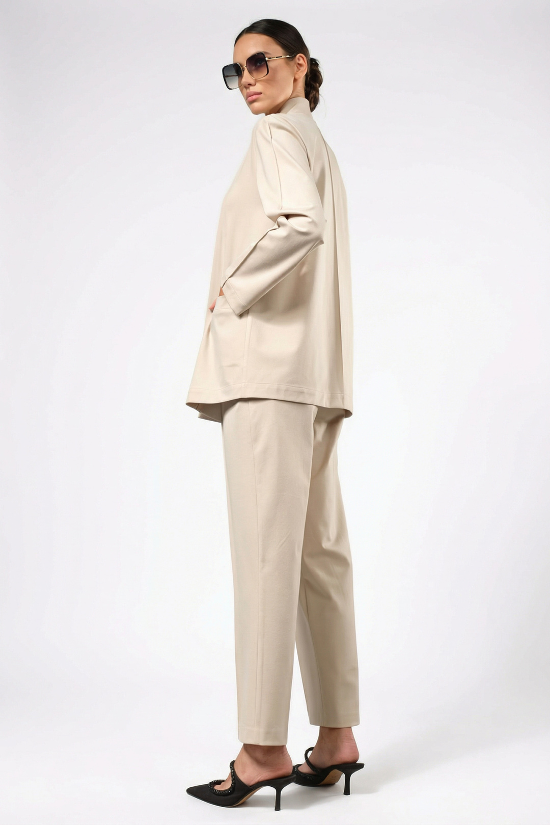 Костюм Erika 7348-1 бежевый - фото 3