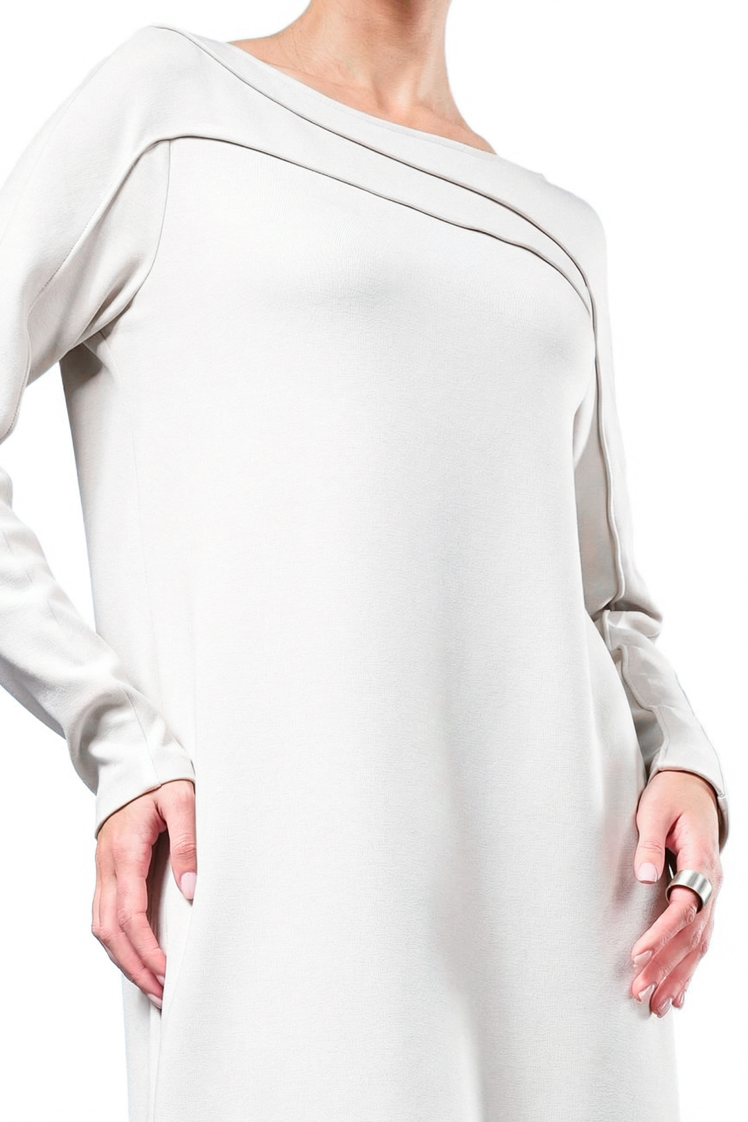 Платье Erika 7392 бежевый - фото 3