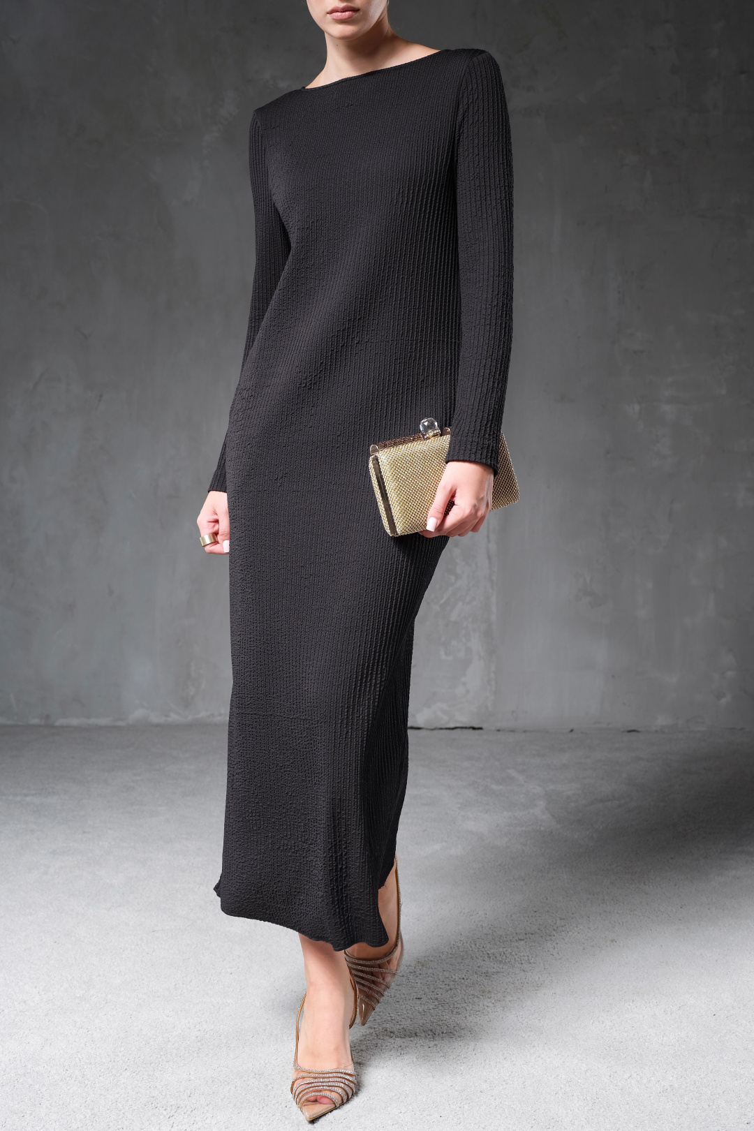 Платье Erika 7393 черный - фото 2