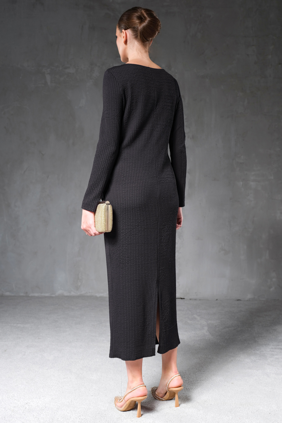 Платье Erika 7393 черный - фото 3