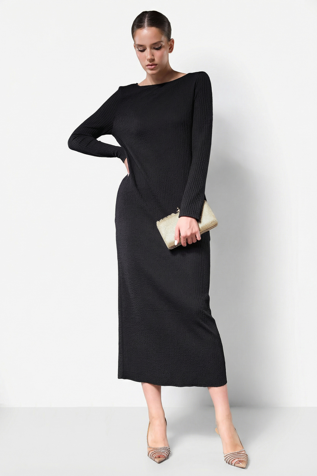 Платье Erika 7393 черный - фото 1