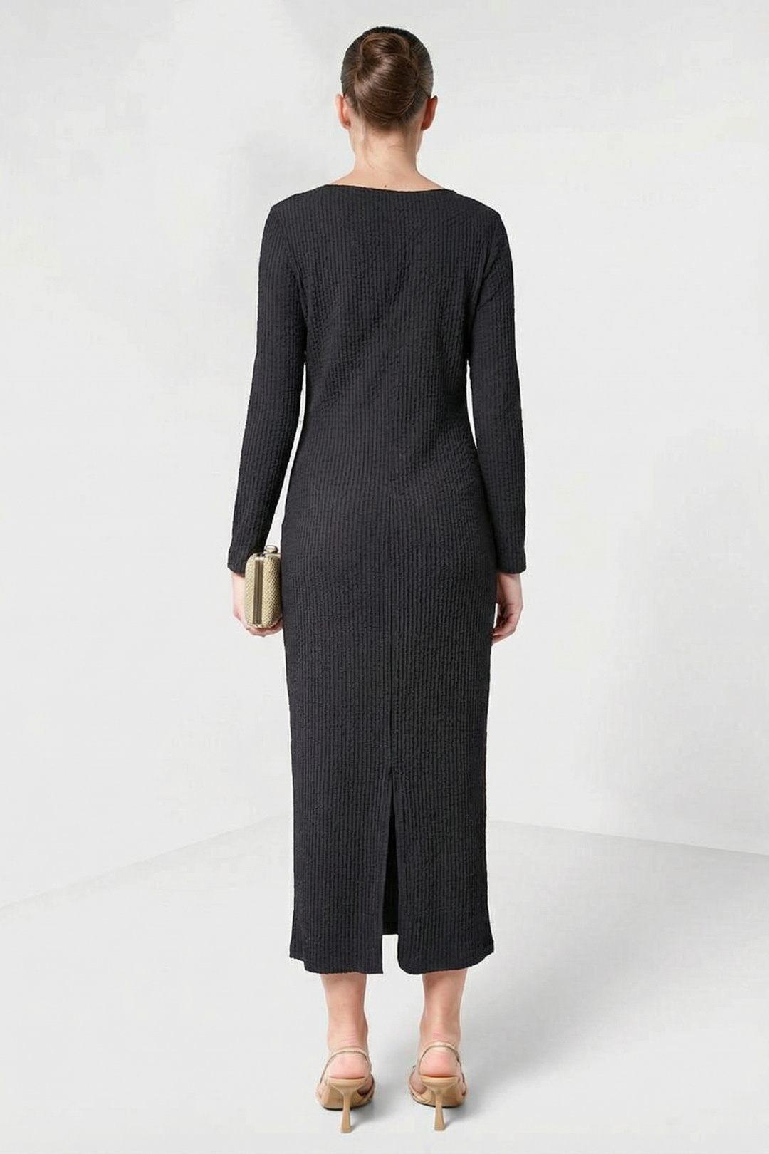 Платье Erika 7393 черный - фото 3