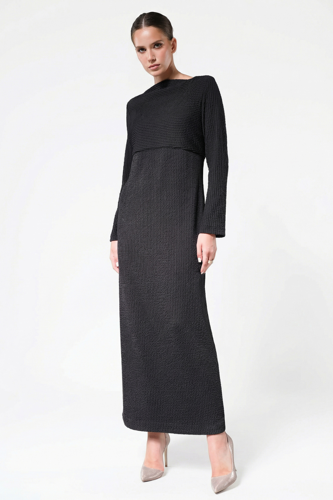 Платье Erika 7419 черный - фото 3