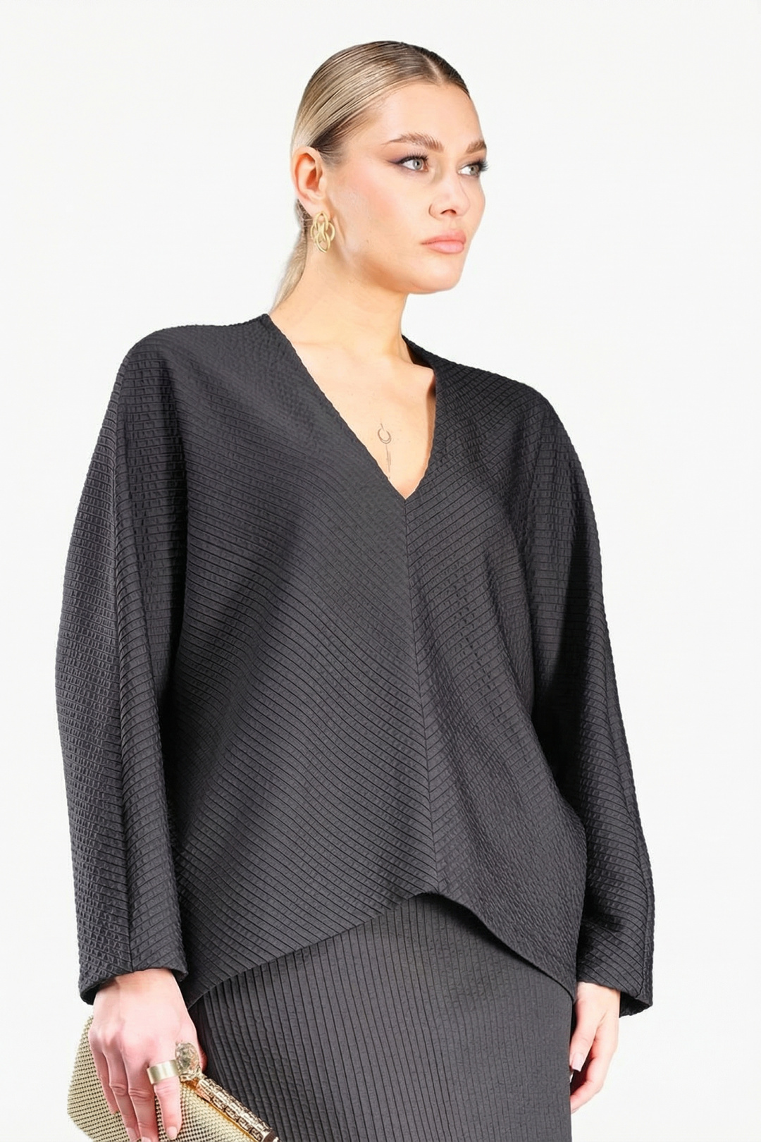 Джемпер Erika 7511 черный - фото 1