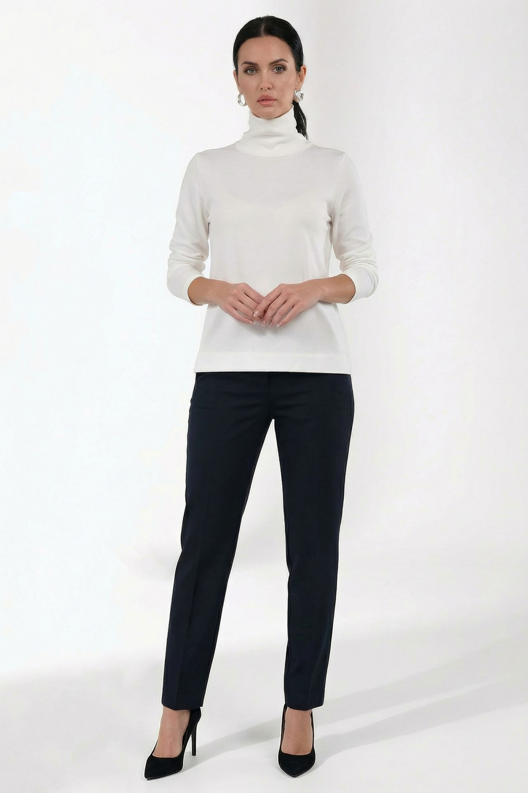 Джемпер Erika С-117 молочный - фото 1