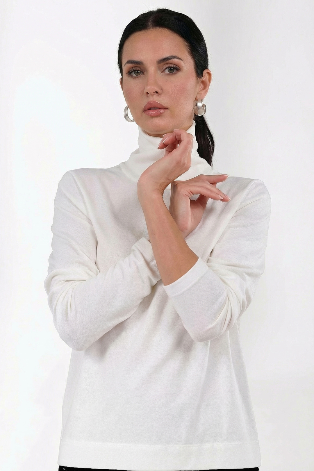 Джемпер Erika С-117 молочный - фото 3