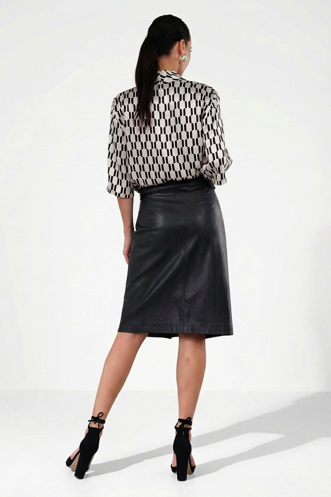 Юбка Erika С-129 черный - фото 2