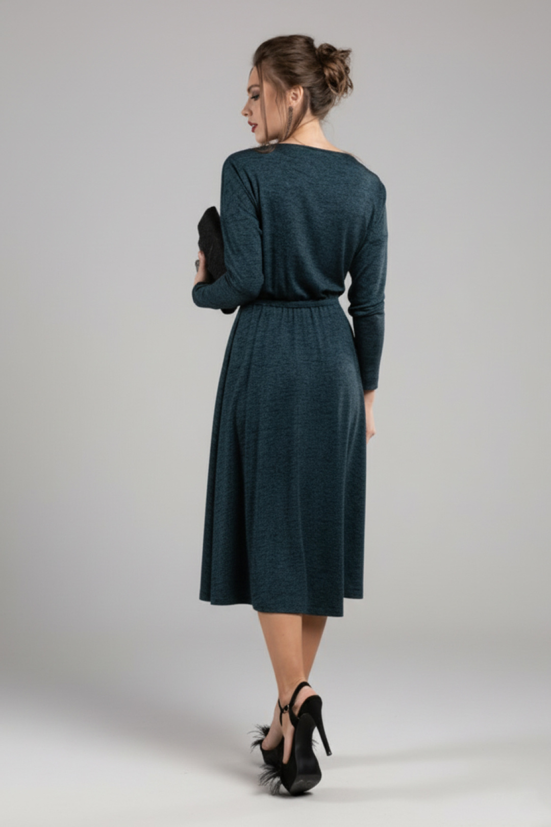 Платье Erika с-136 зеленый - фото 2