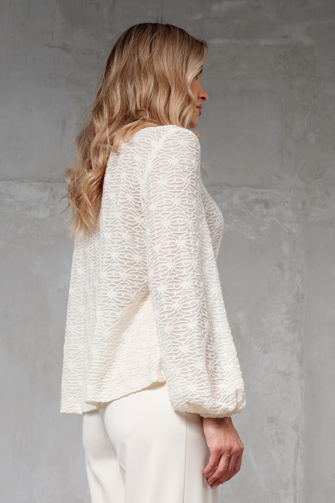 Джемпер Erika С-138 молочный - фото 3