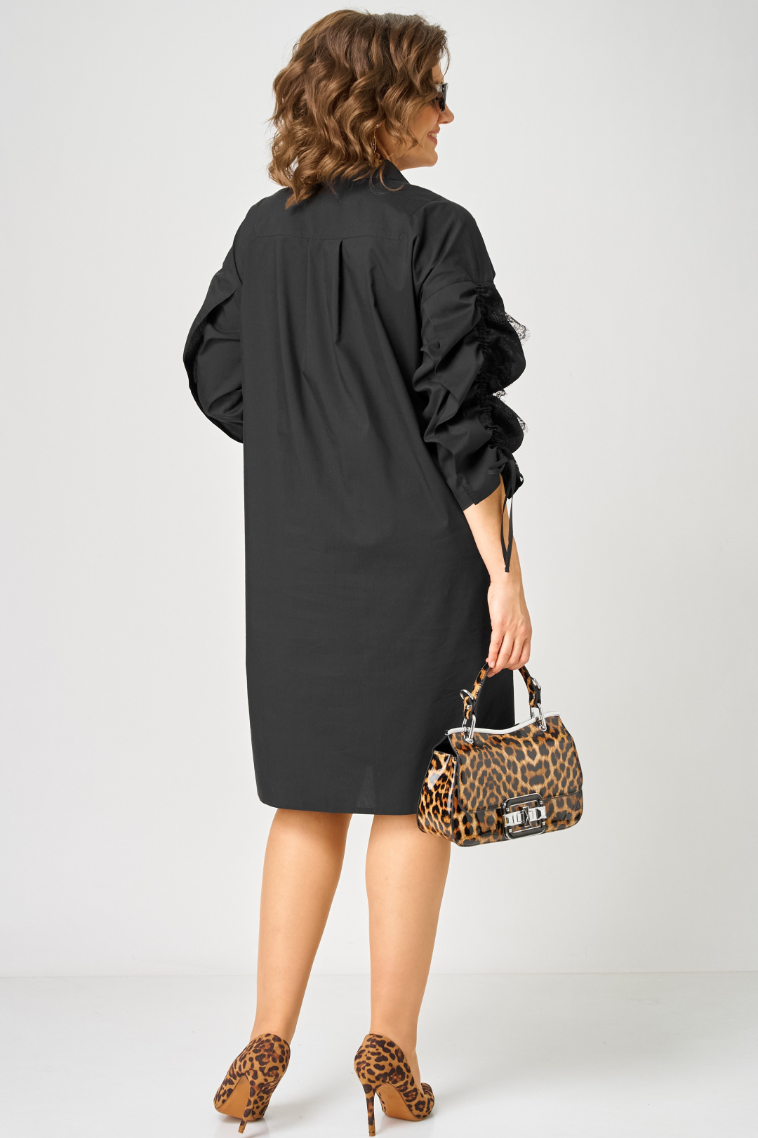 Платье EVA GRANT 7102 черный - фото 2