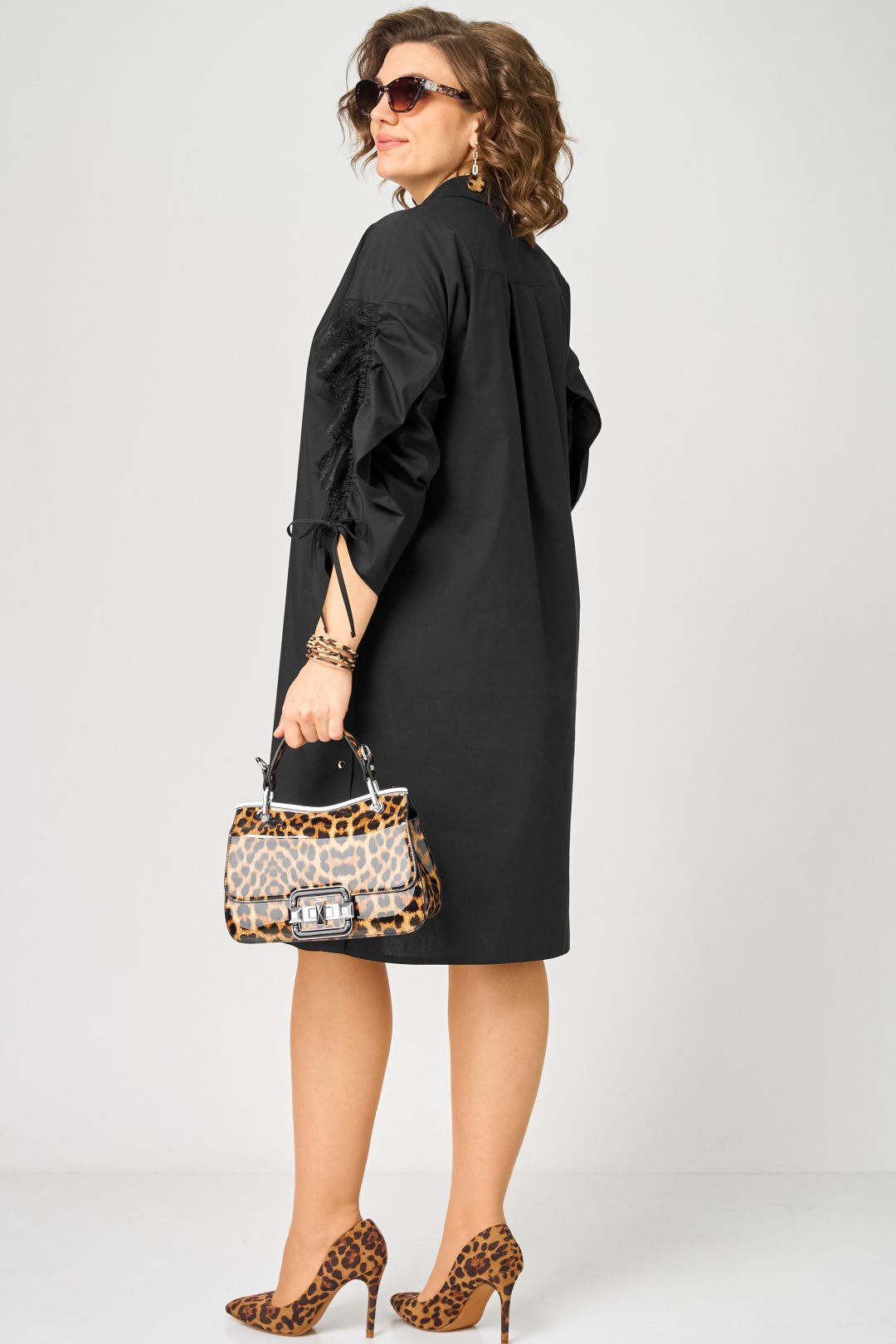 Платье EVA GRANT 7102 черный