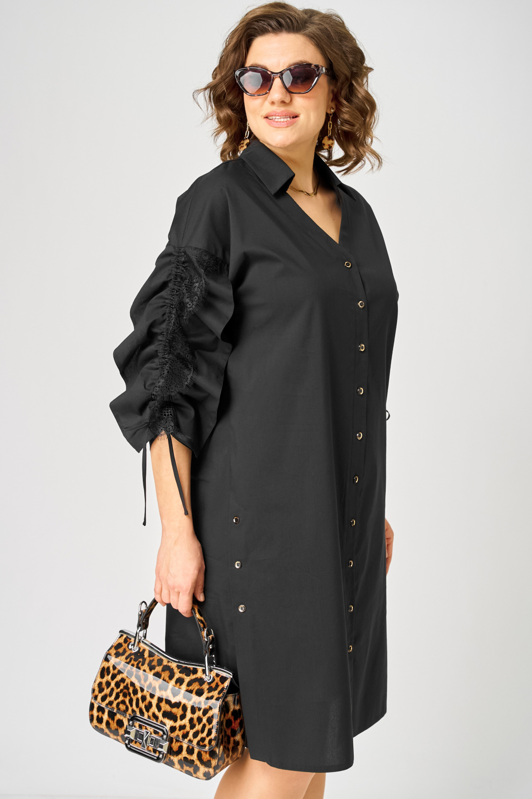 Платье EVA GRANT 7102 черный