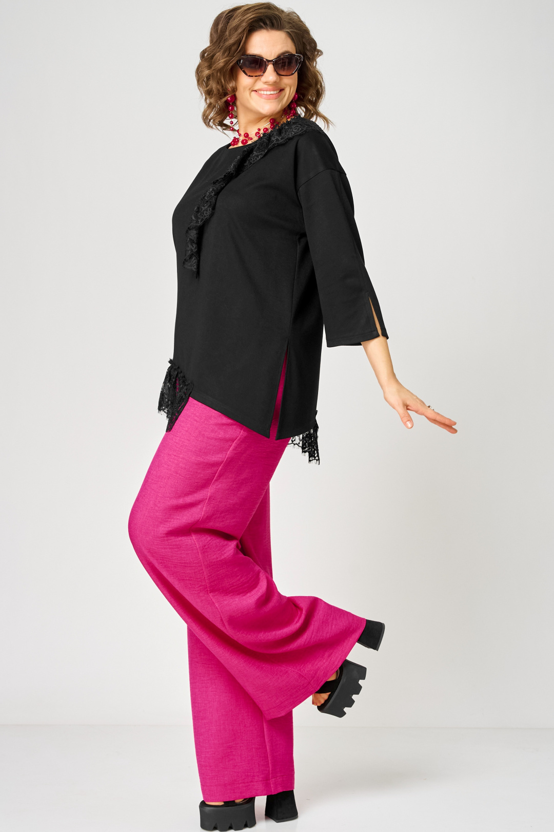 Блуза EVA GRANT 7148-1 черный