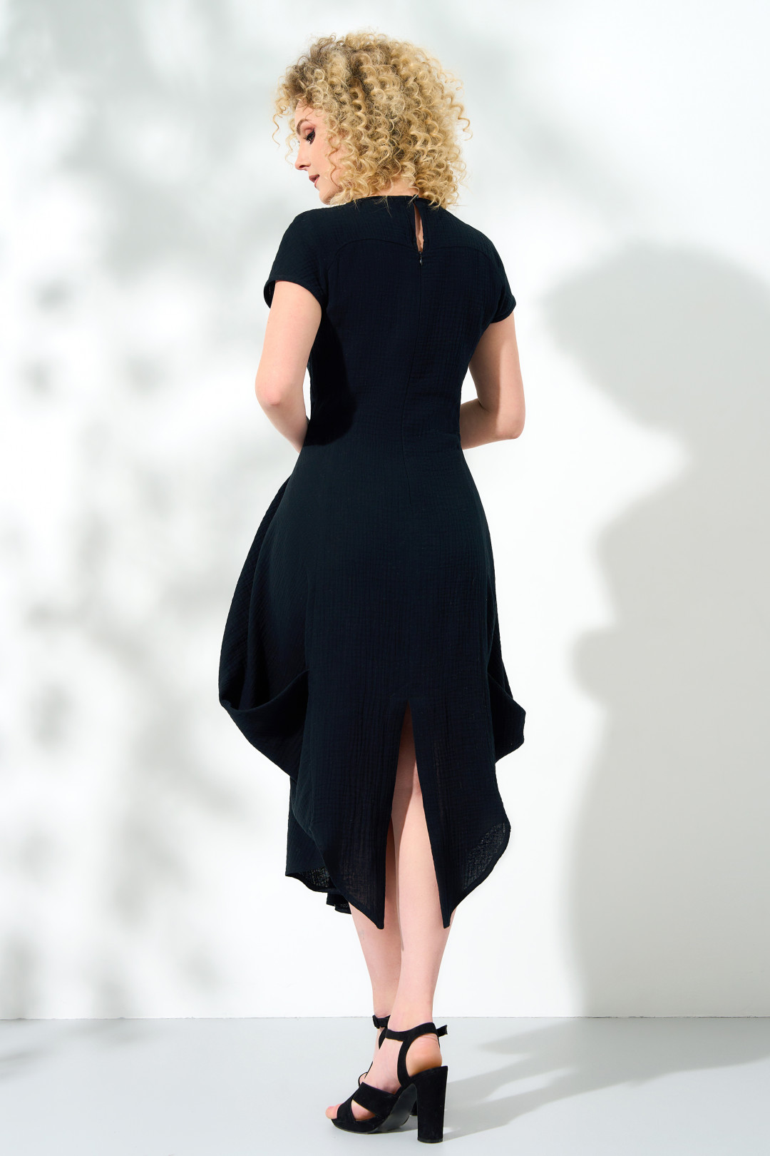 Платье ЕвроМода 452 черный - фото 3