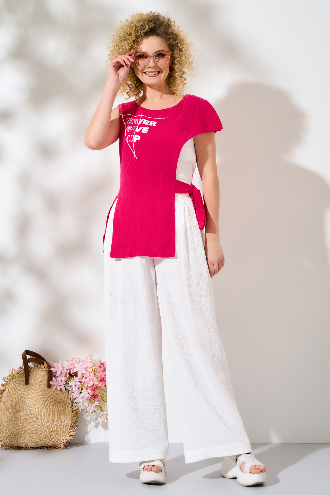 Костюм ЕвроМода 453 розовый - фото 1