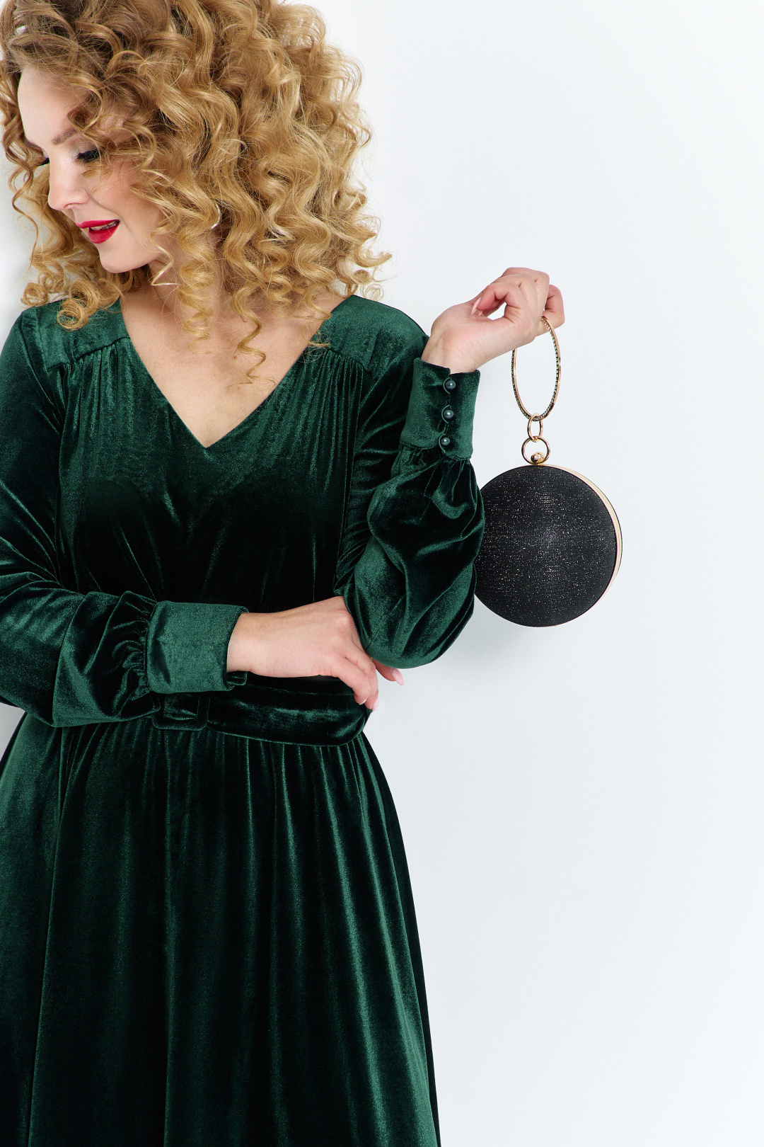 Платье ЕвроМода 492 зеленый - фото 2