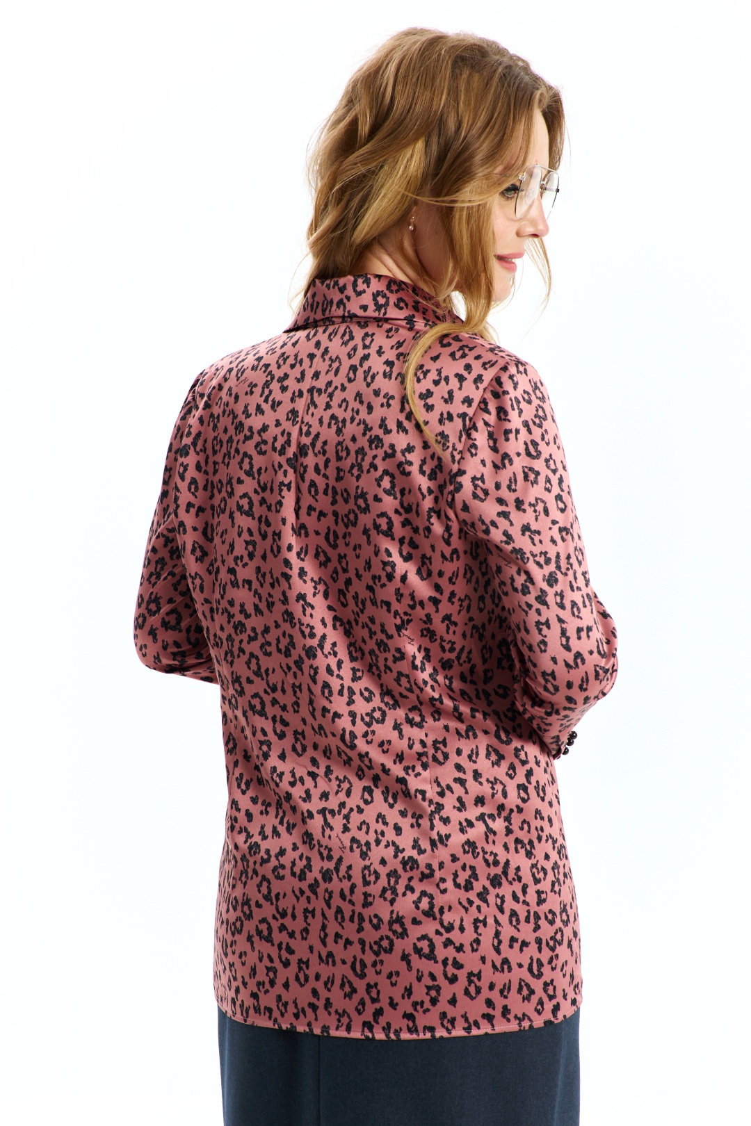 Блузка ЕвроМода 547 розовый - фото 2